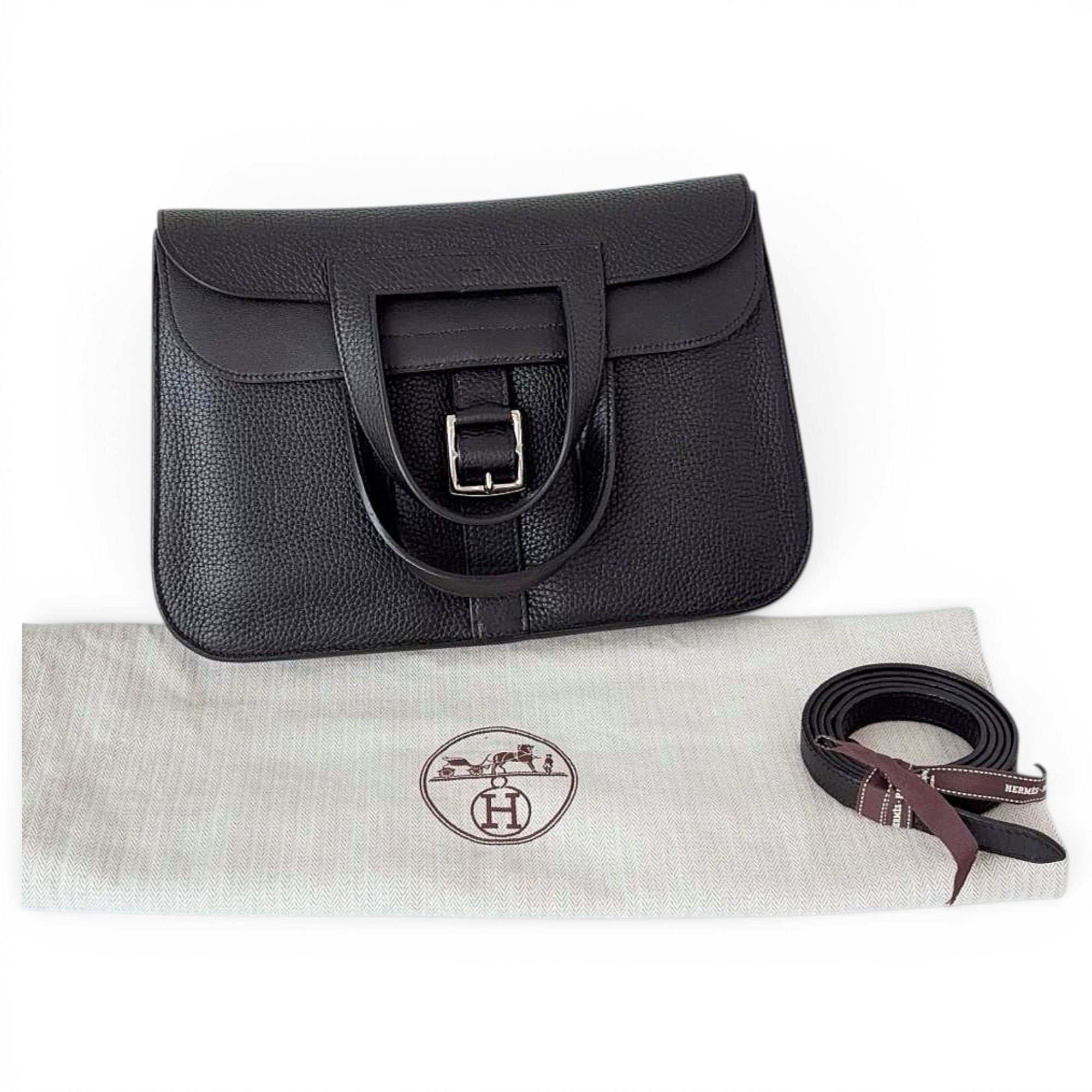 Halzan leather handbag