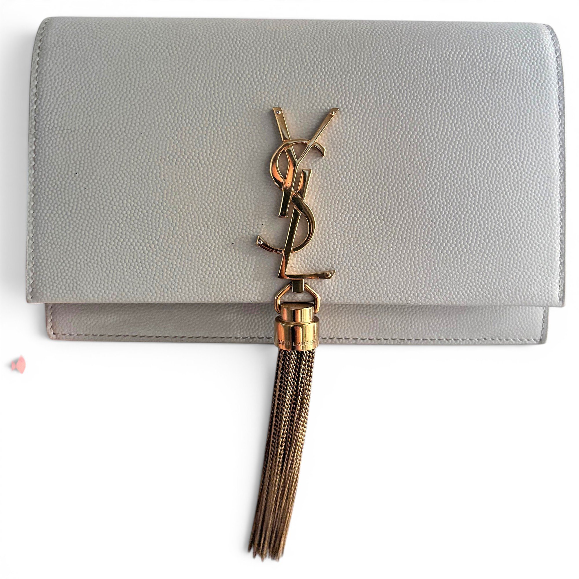 Kate monogramme leather clutch bag