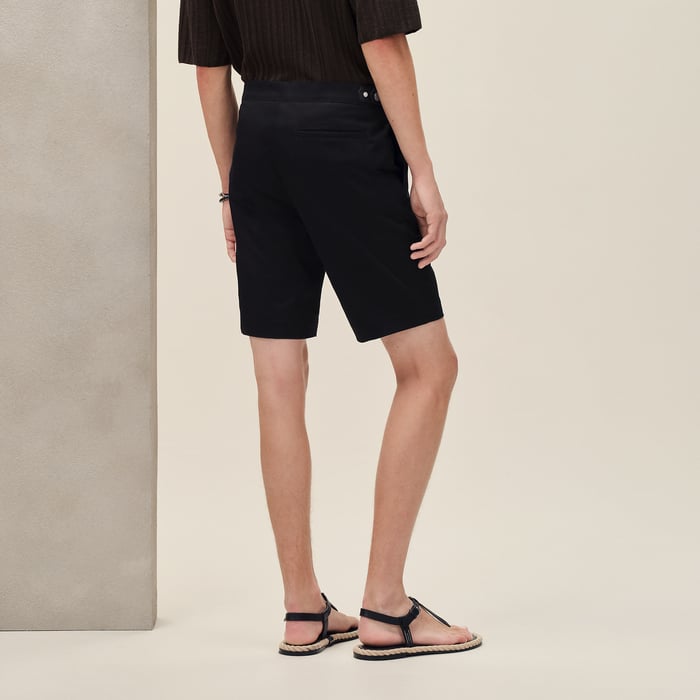 Noir Saint Germain Fitted Shorts