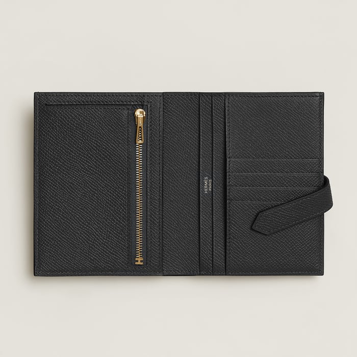 Noir Bearn Compact Wallet