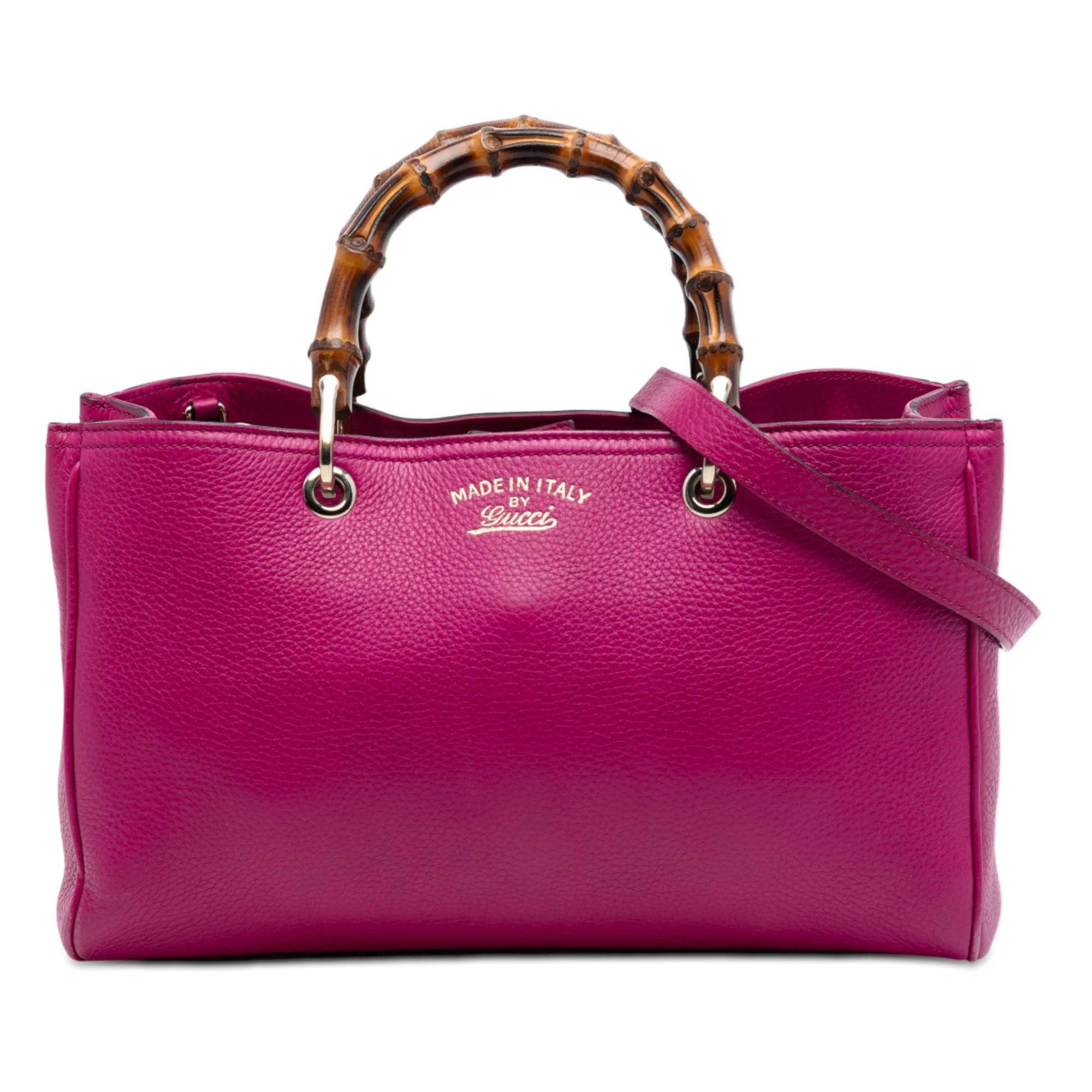 Bamboo pony-style calfskin satchel