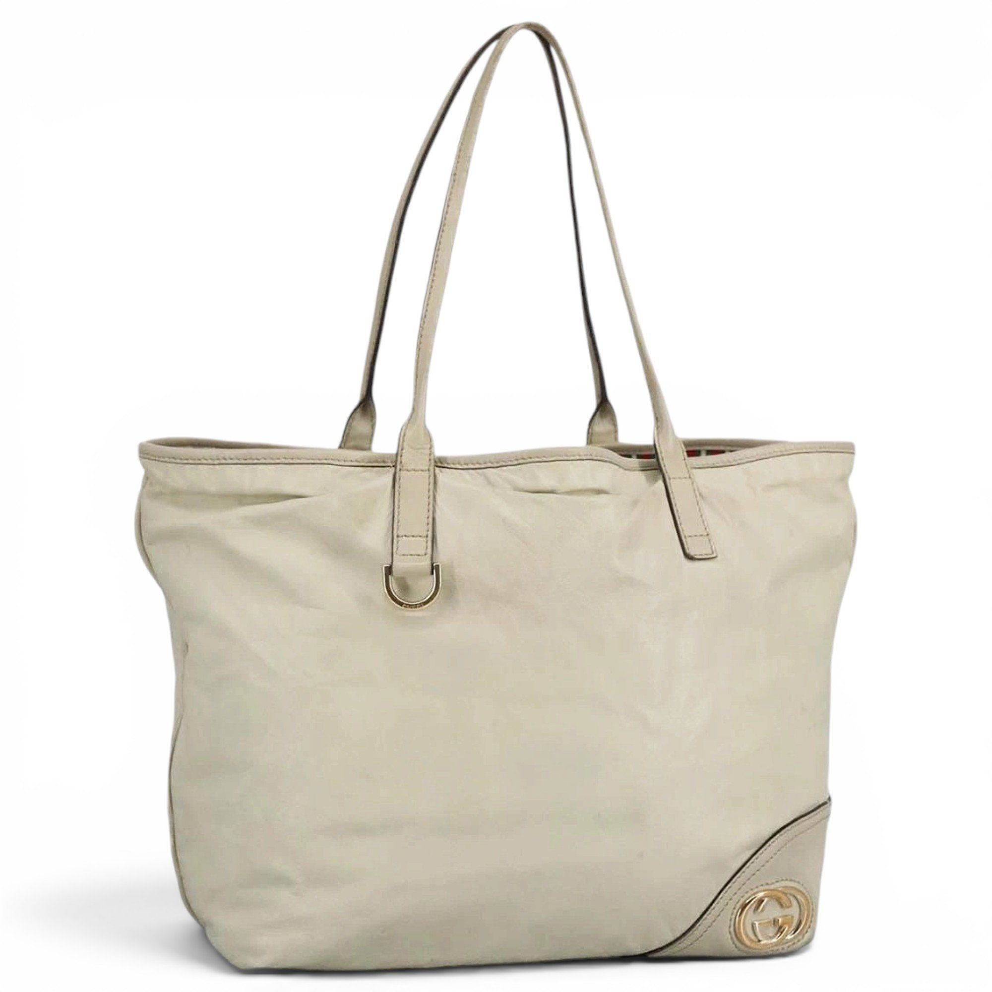 Leather tote