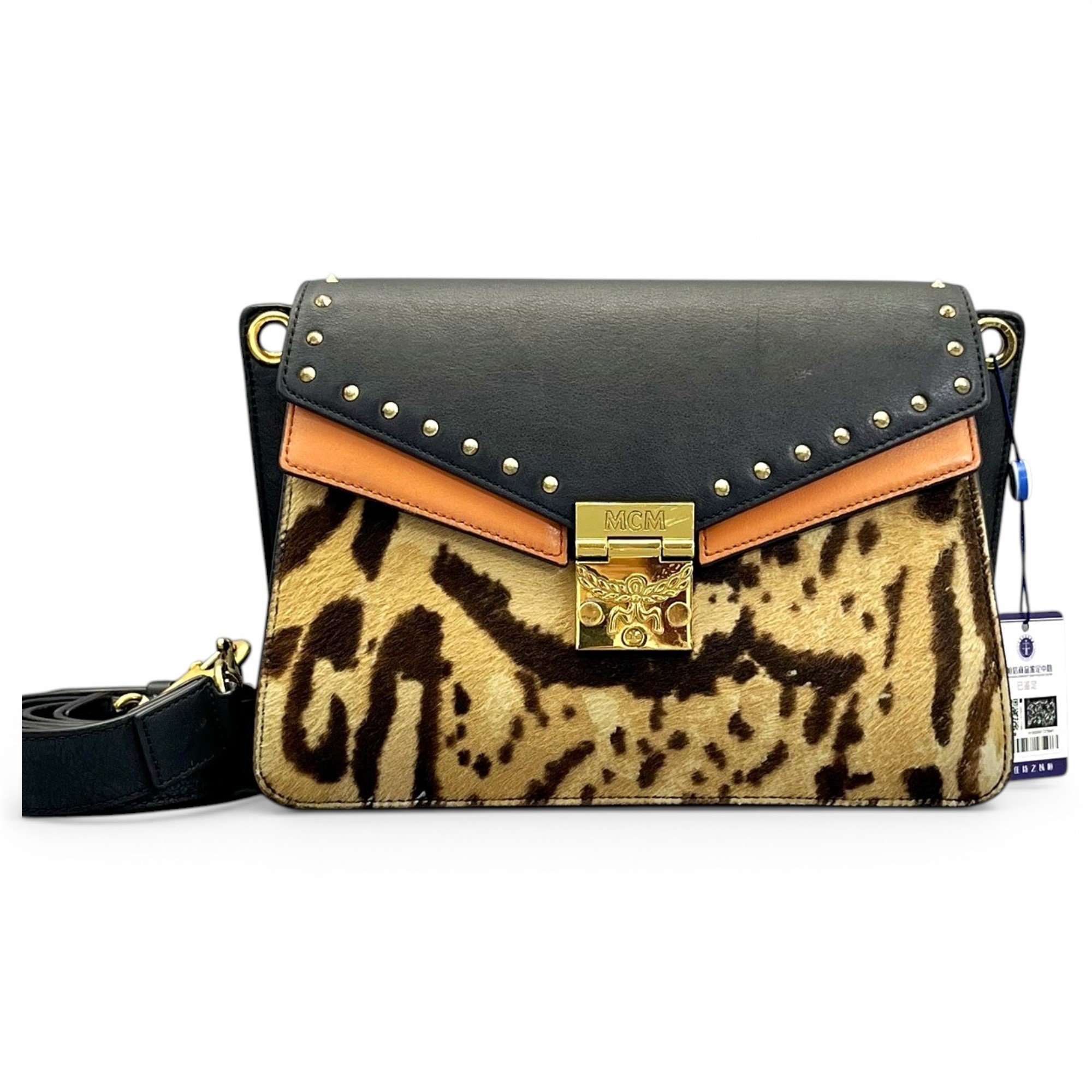 MCM Patricia pony-style calfskin crossbody bag