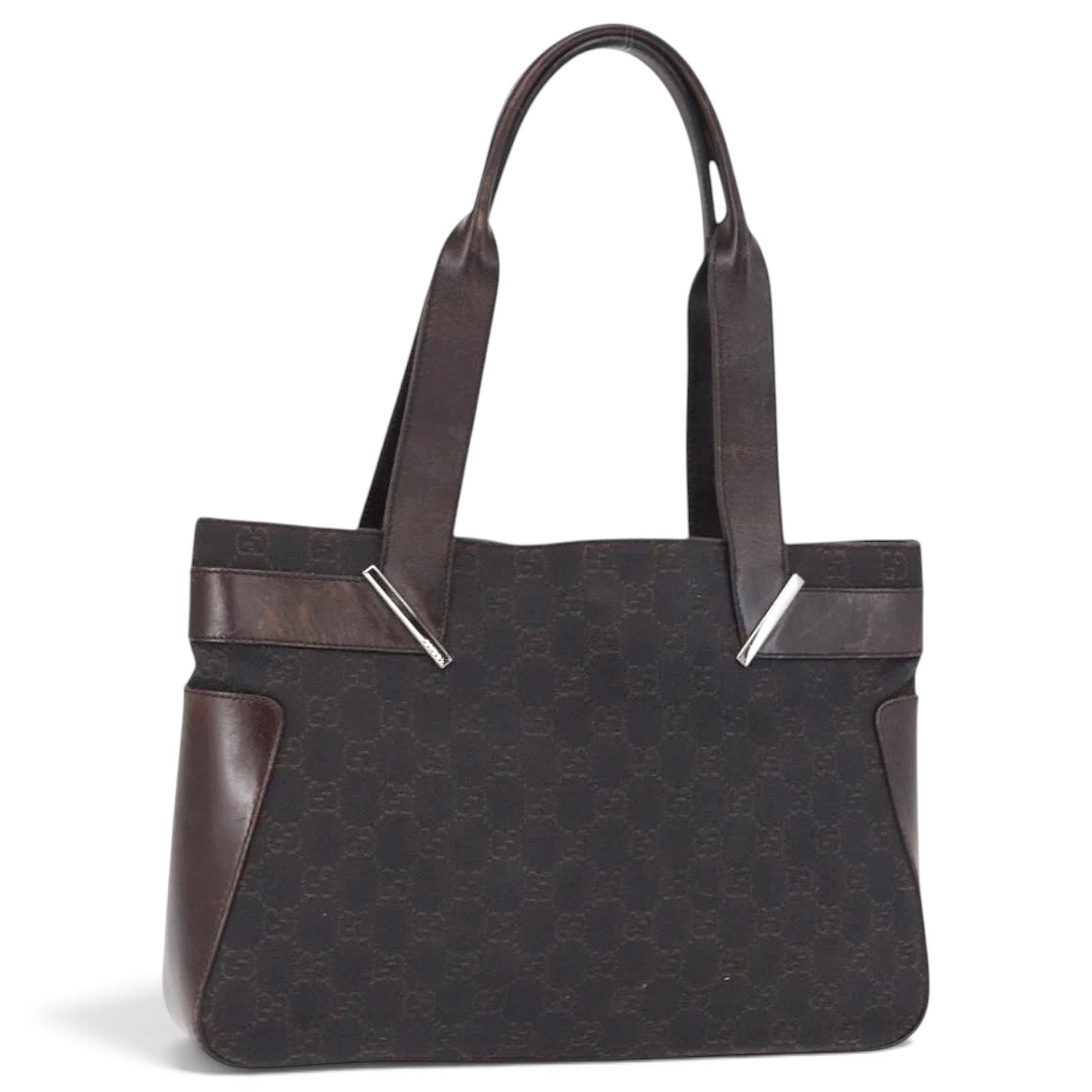 Leather tote