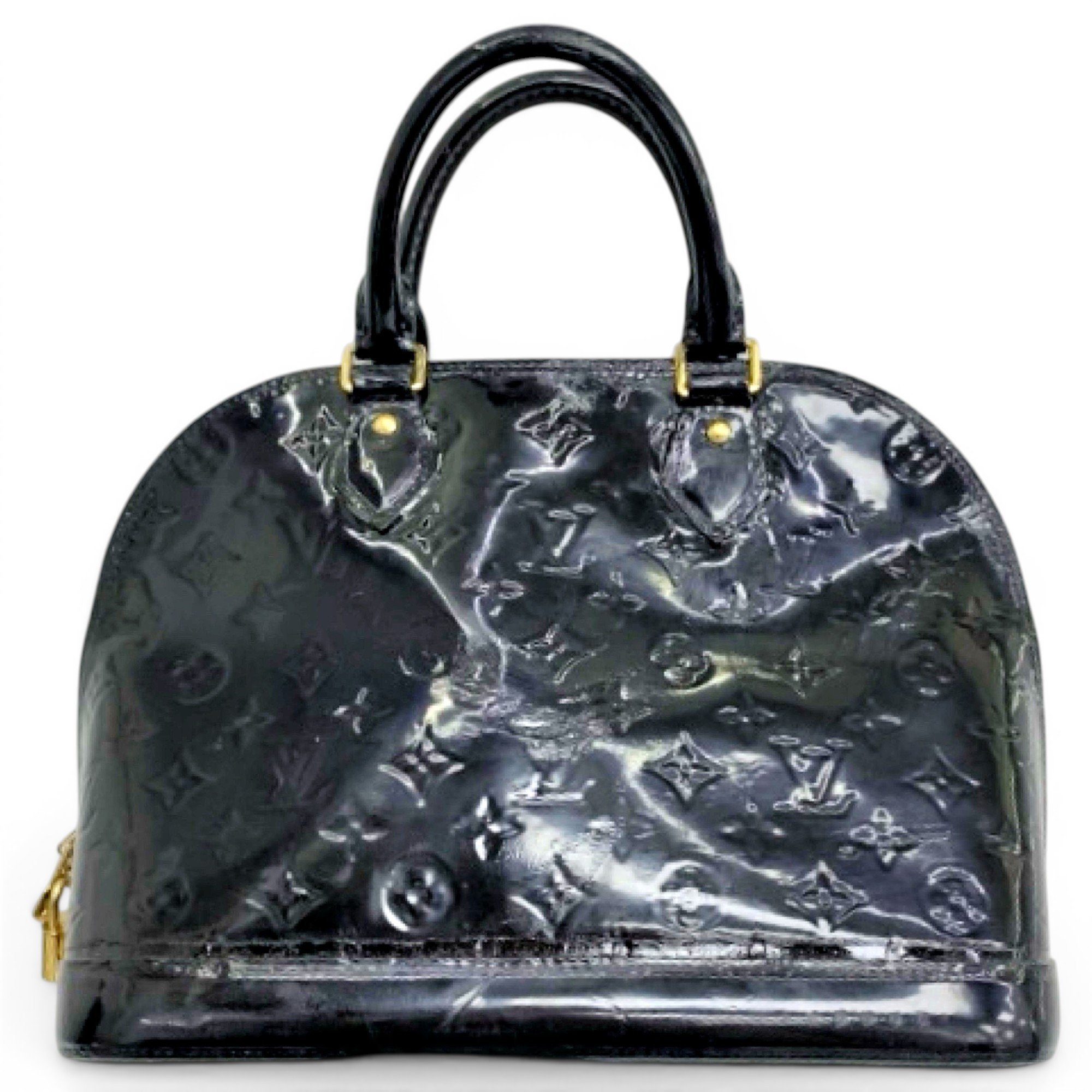Alma patent leather handbag