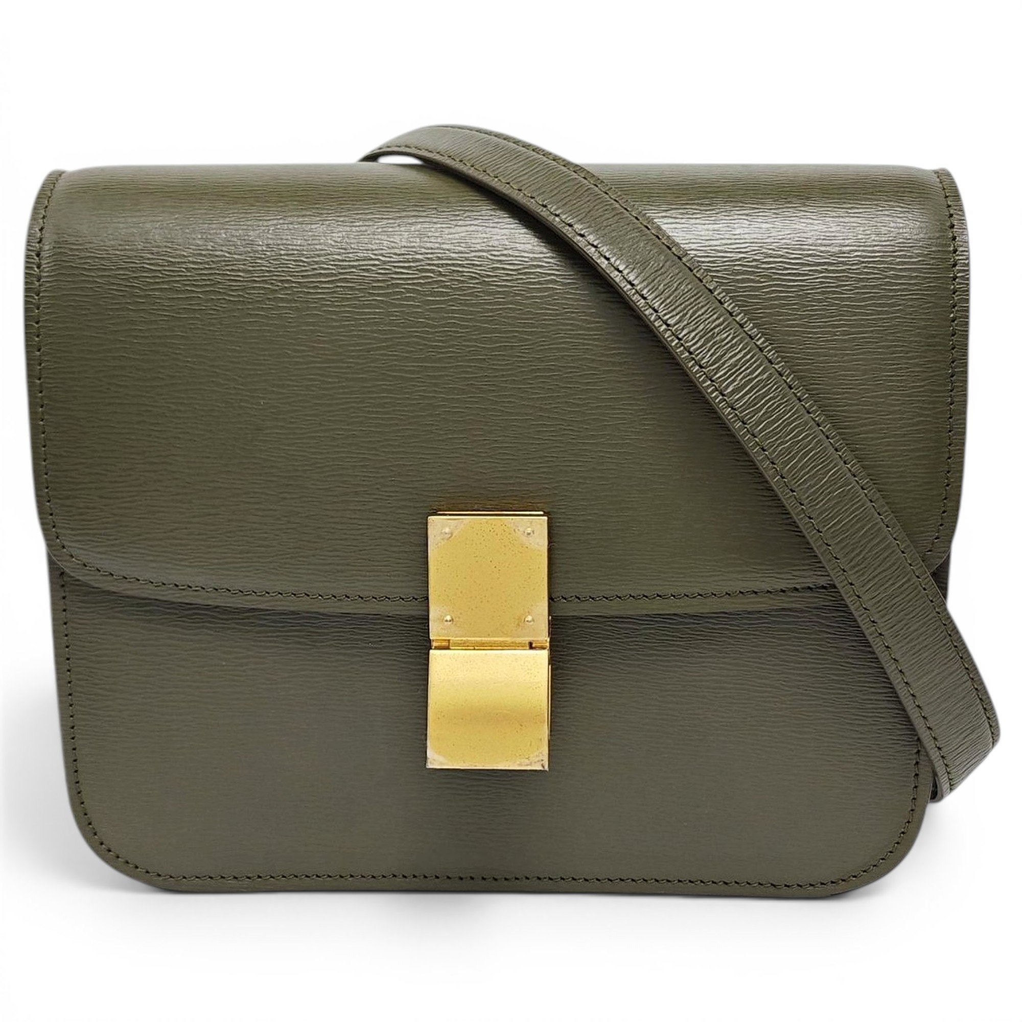 Classic leather crossbody bag