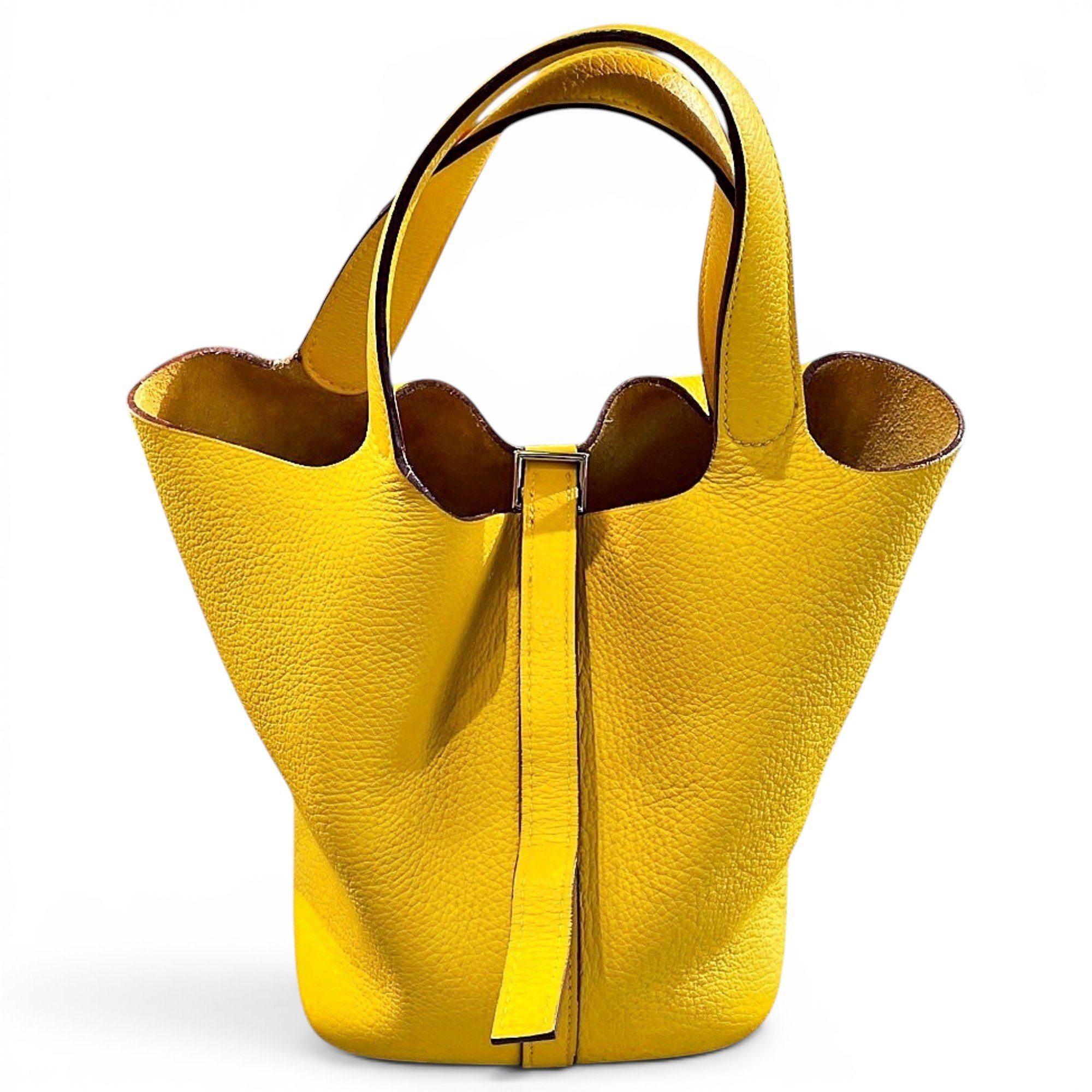 Picotin leather handbag