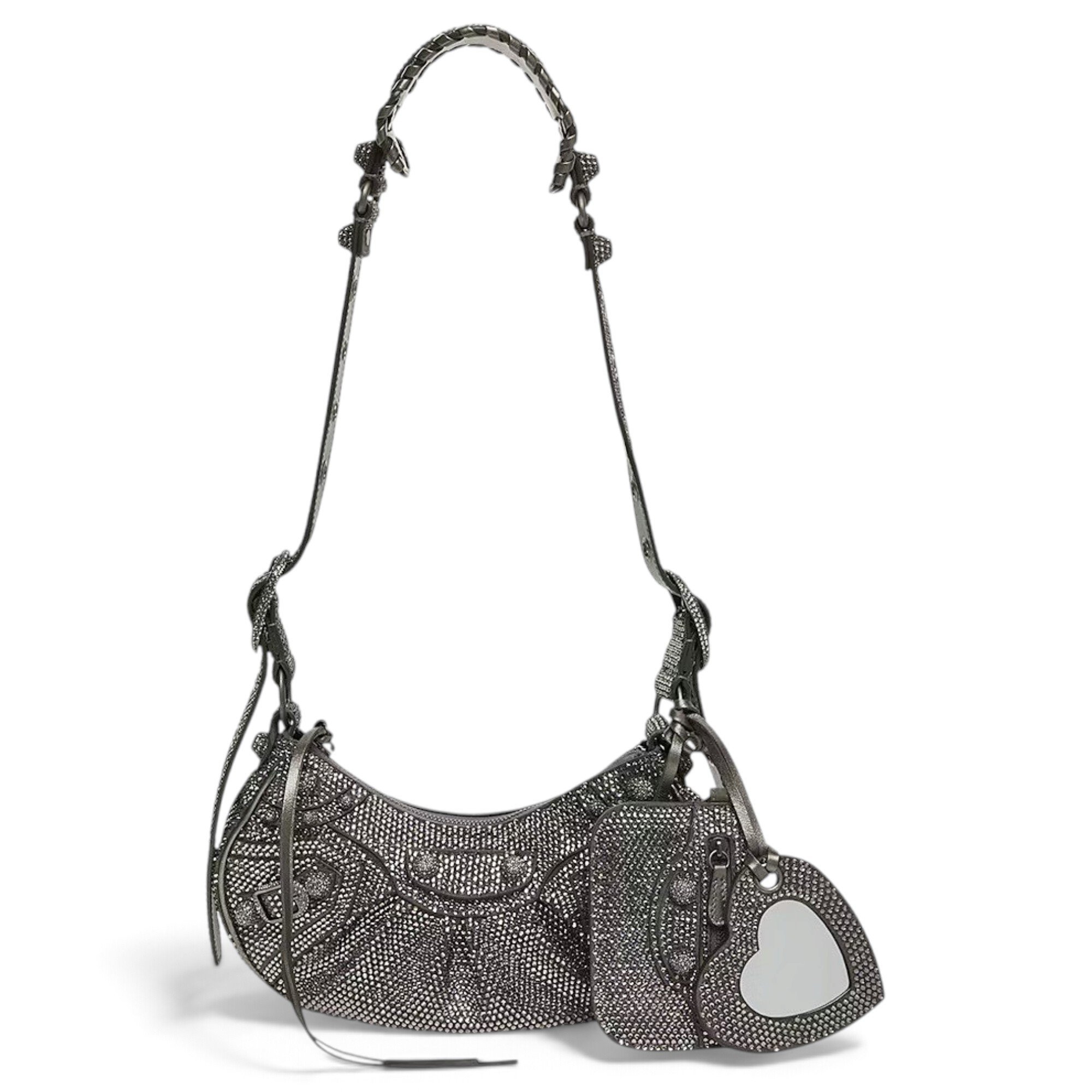 Le Cagole glitter handbag