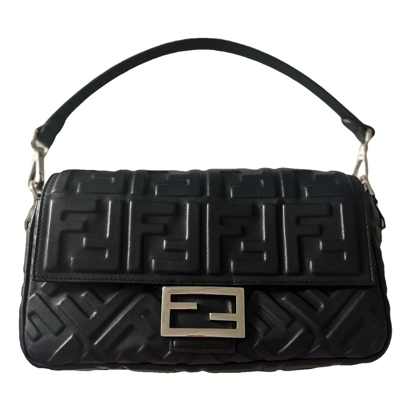 Baguette leather handbag