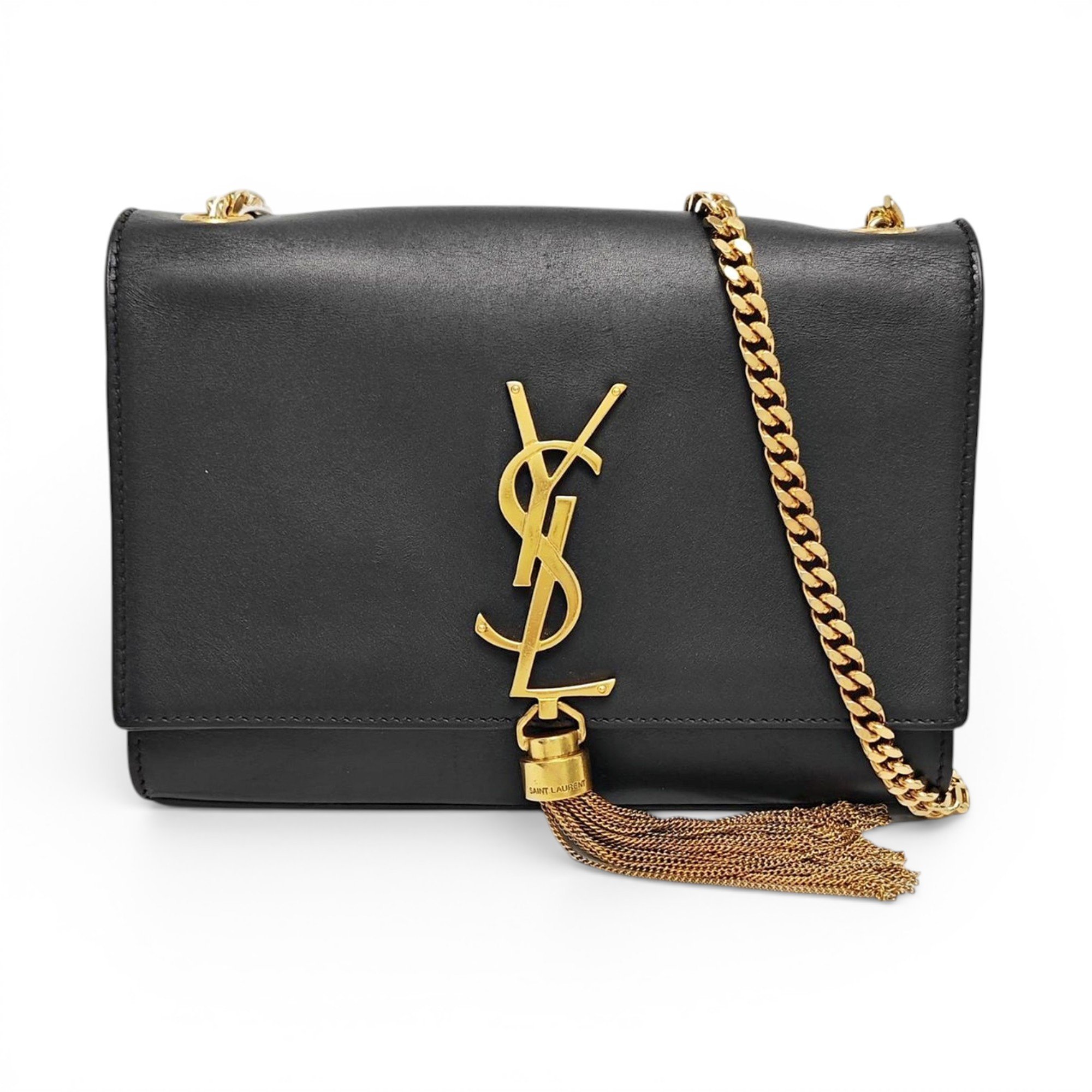 Pompom Kate leather crossbody bag