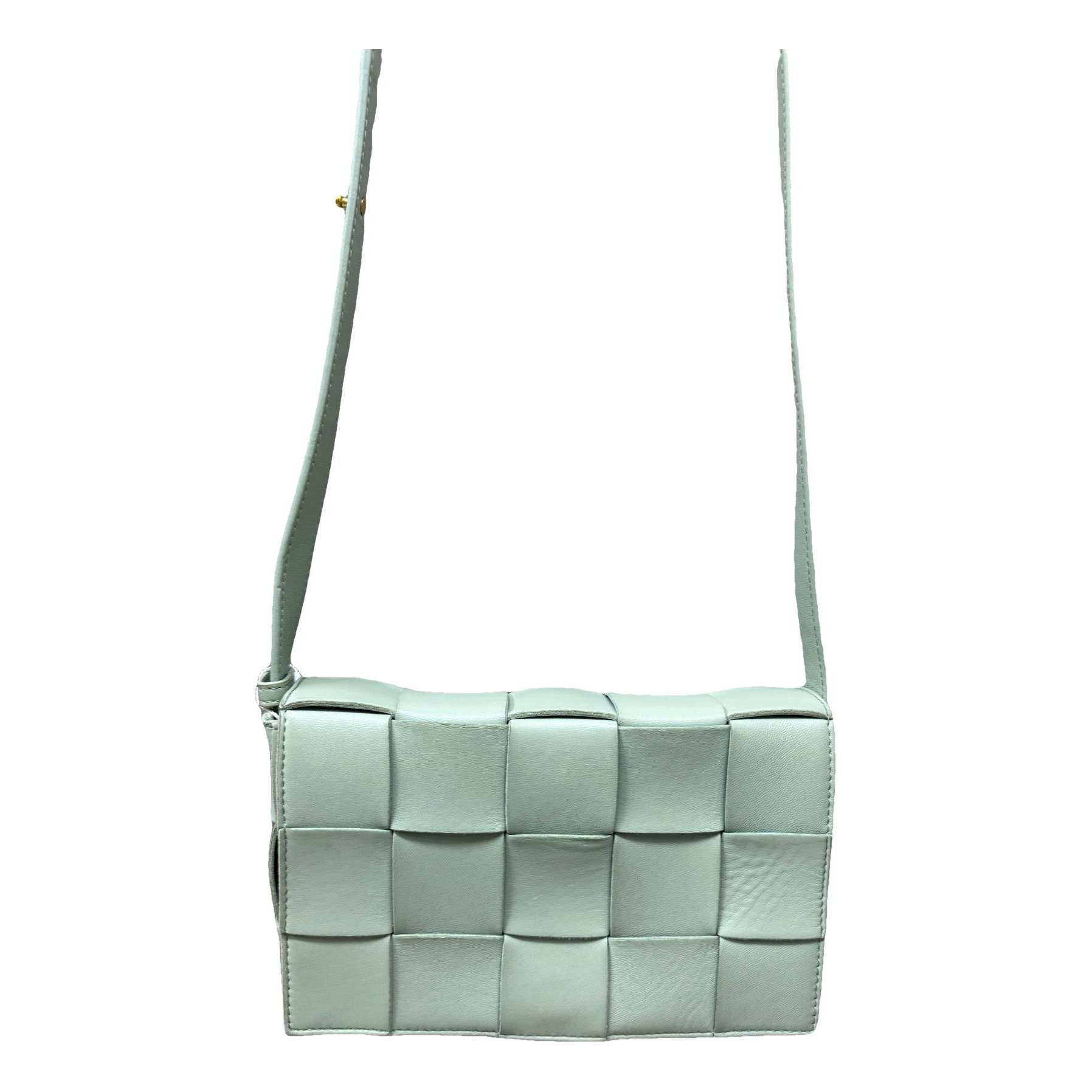 Cassette leather handbag
