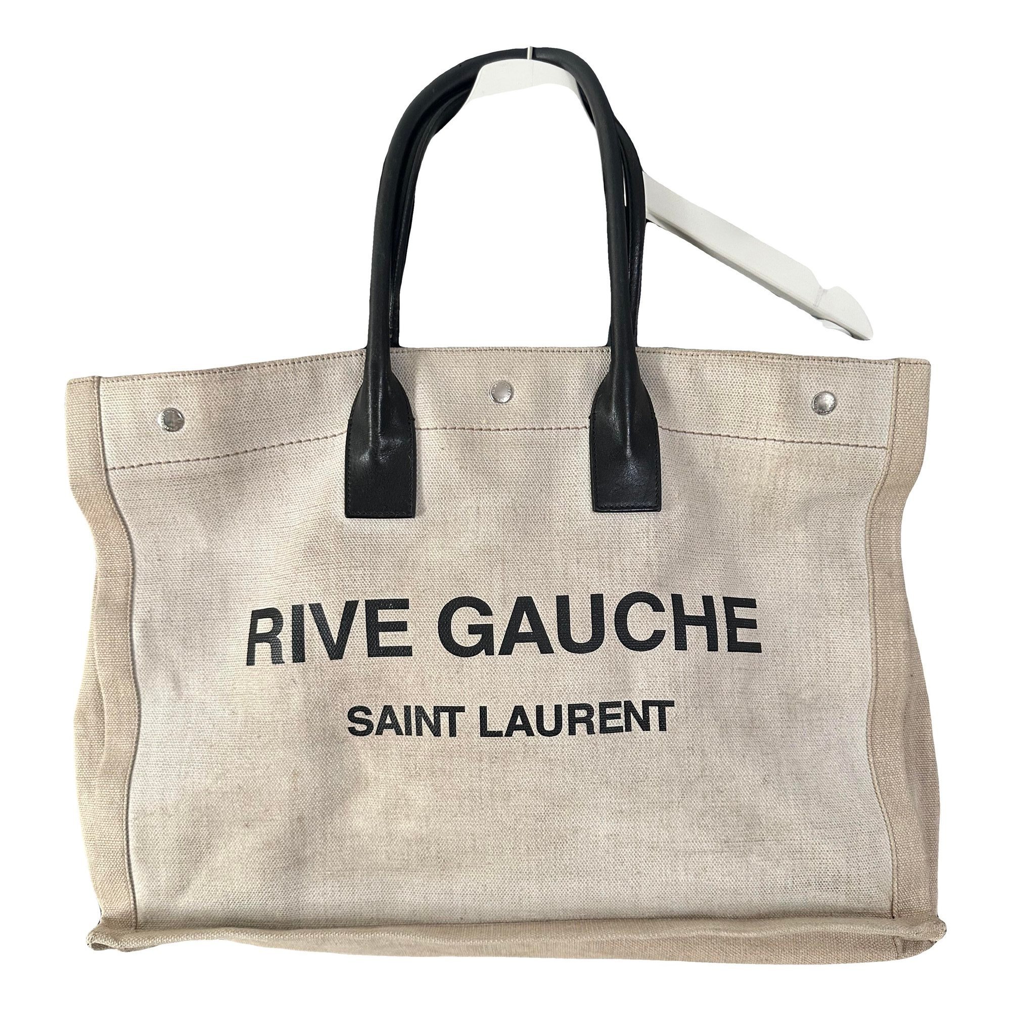 Rive Gauche linen tote