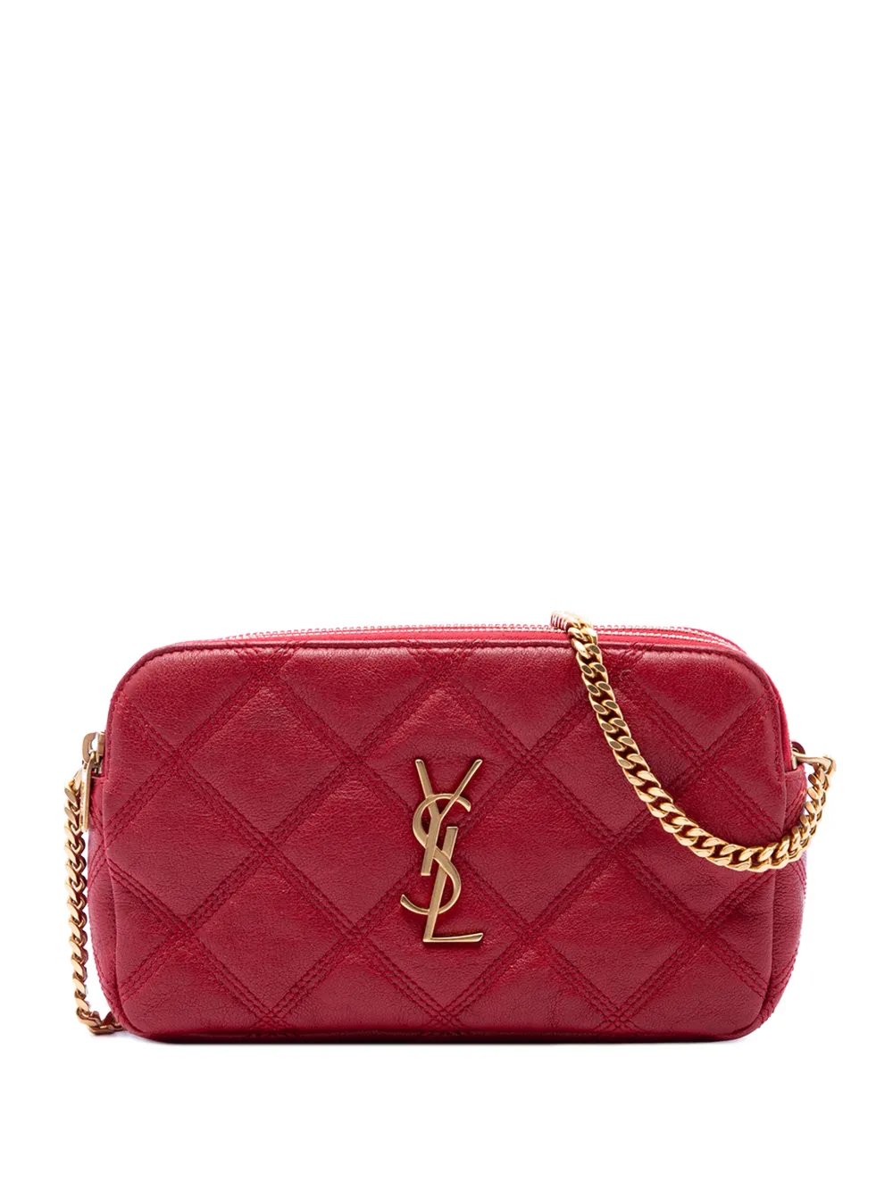 2019 Mini Quilted Lambskin Becky Double Zip crossbody bag