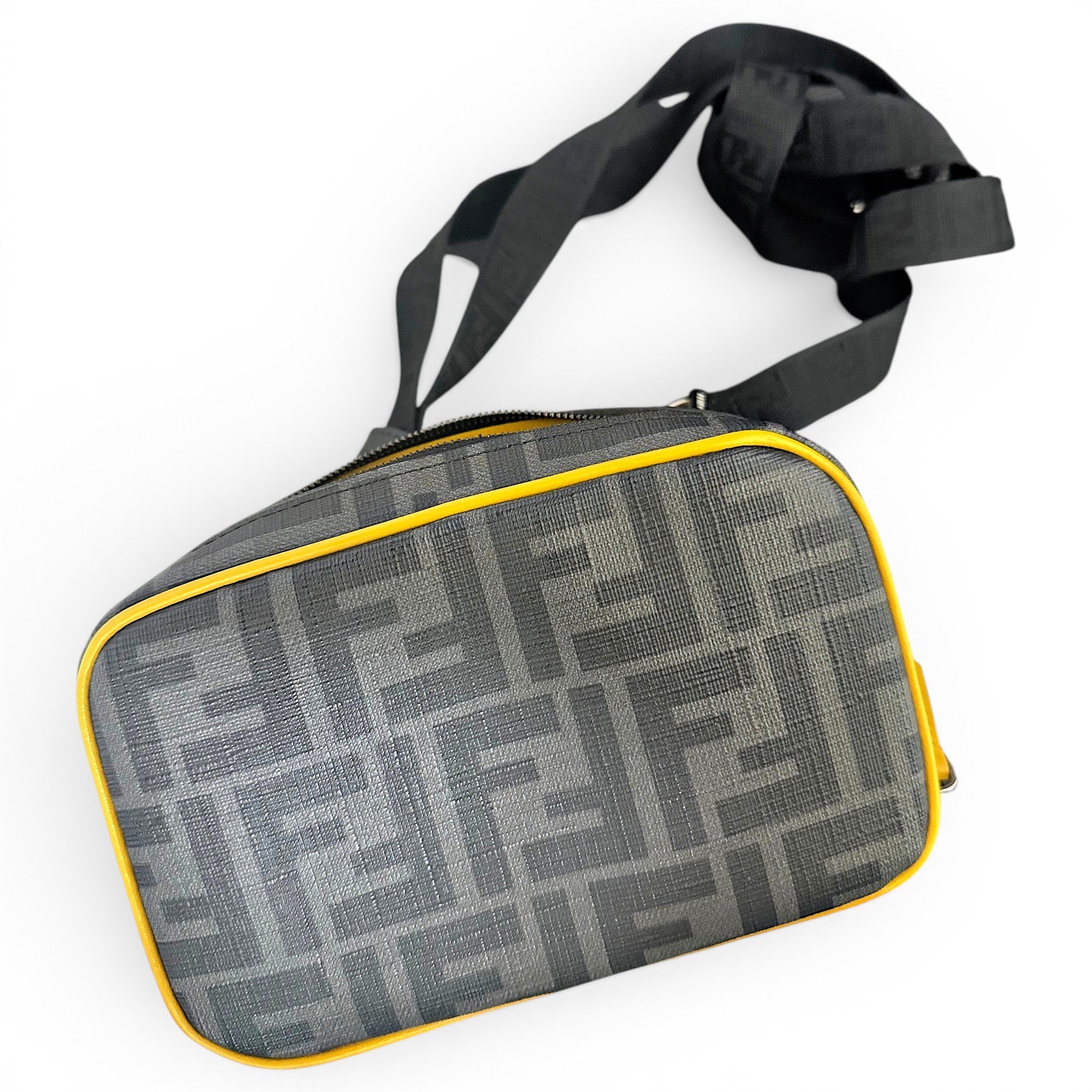 Leather clutch bag