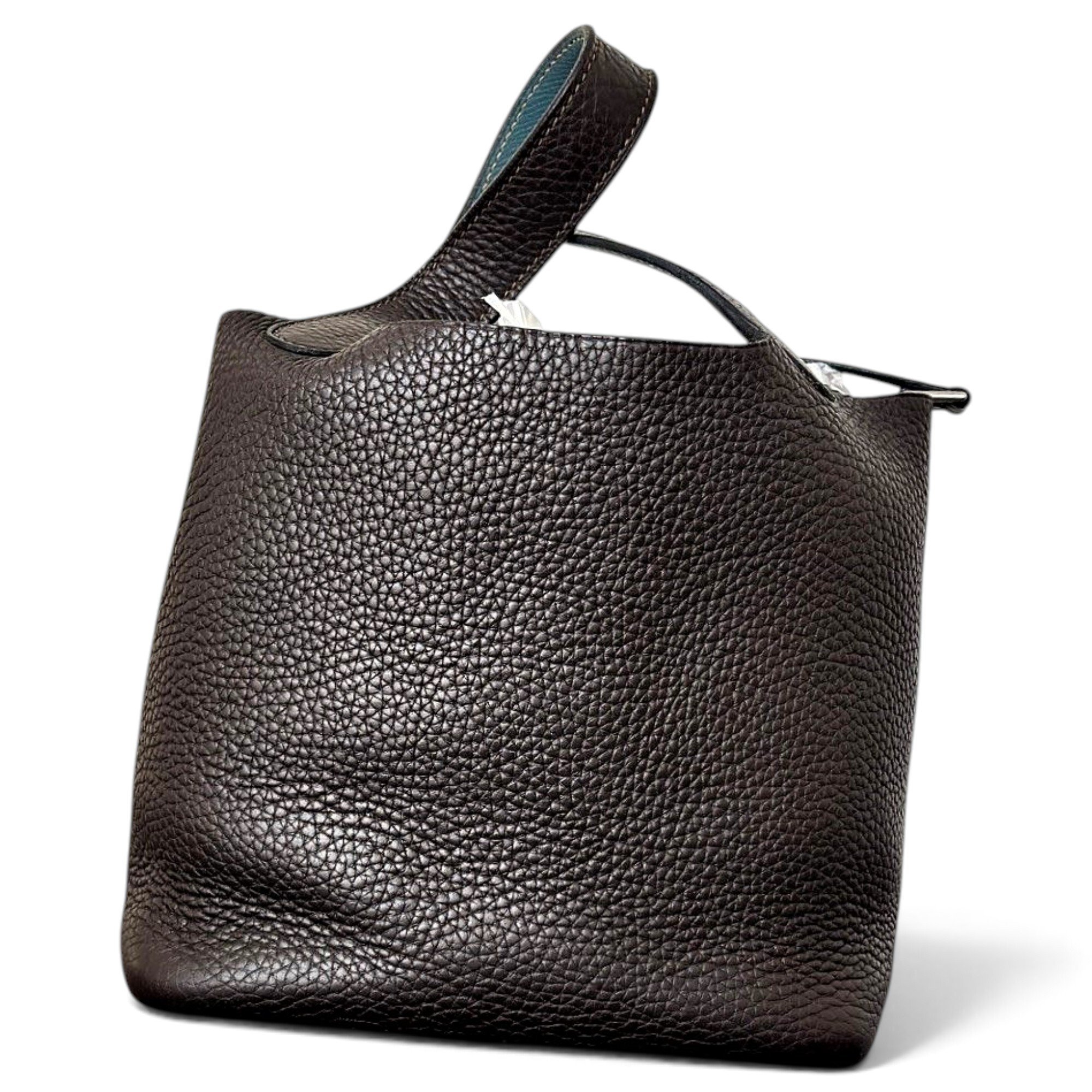 Picotin leather handbag