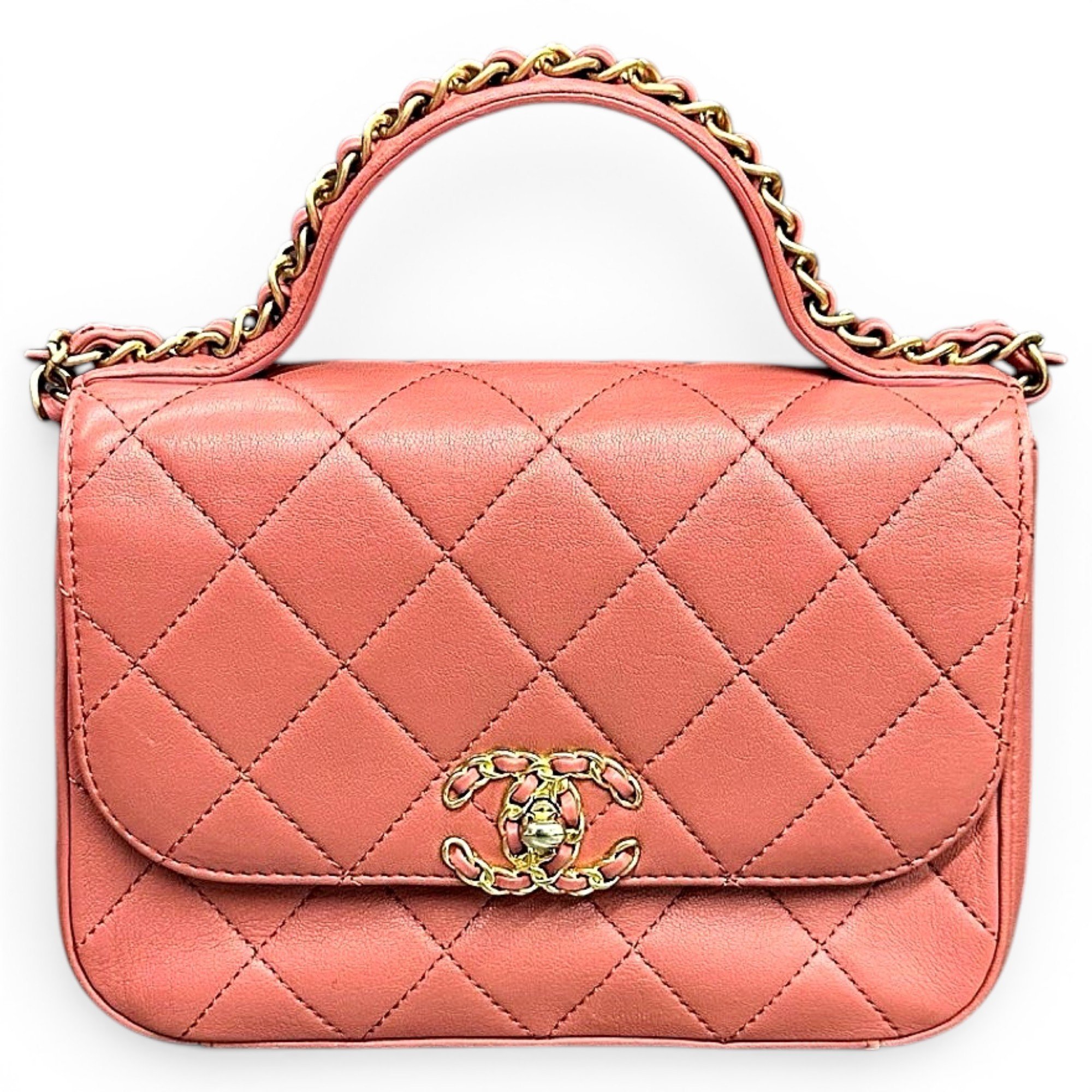 Chanel 19 leather handbag
