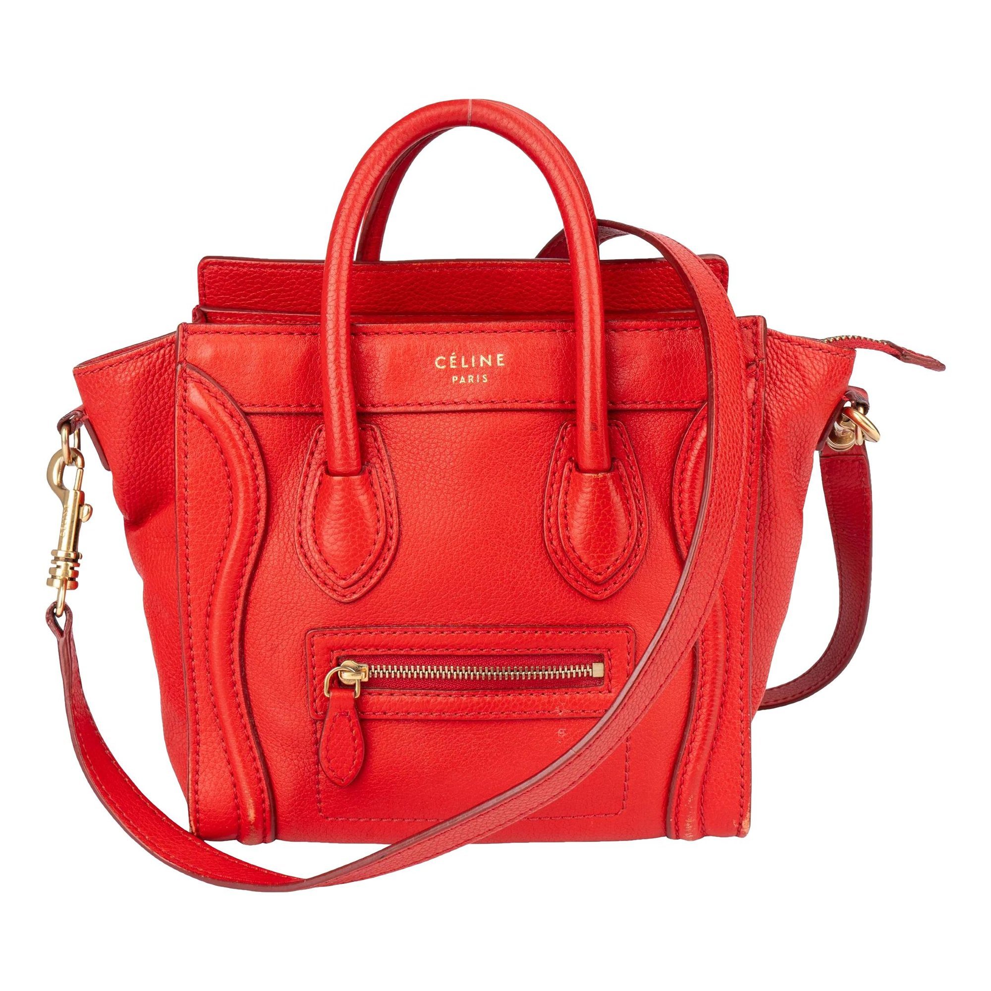 Celine Luggage leather satchel