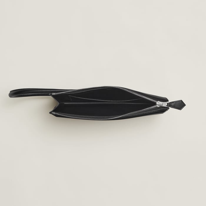 Noir Hermès Cadenas Clutch