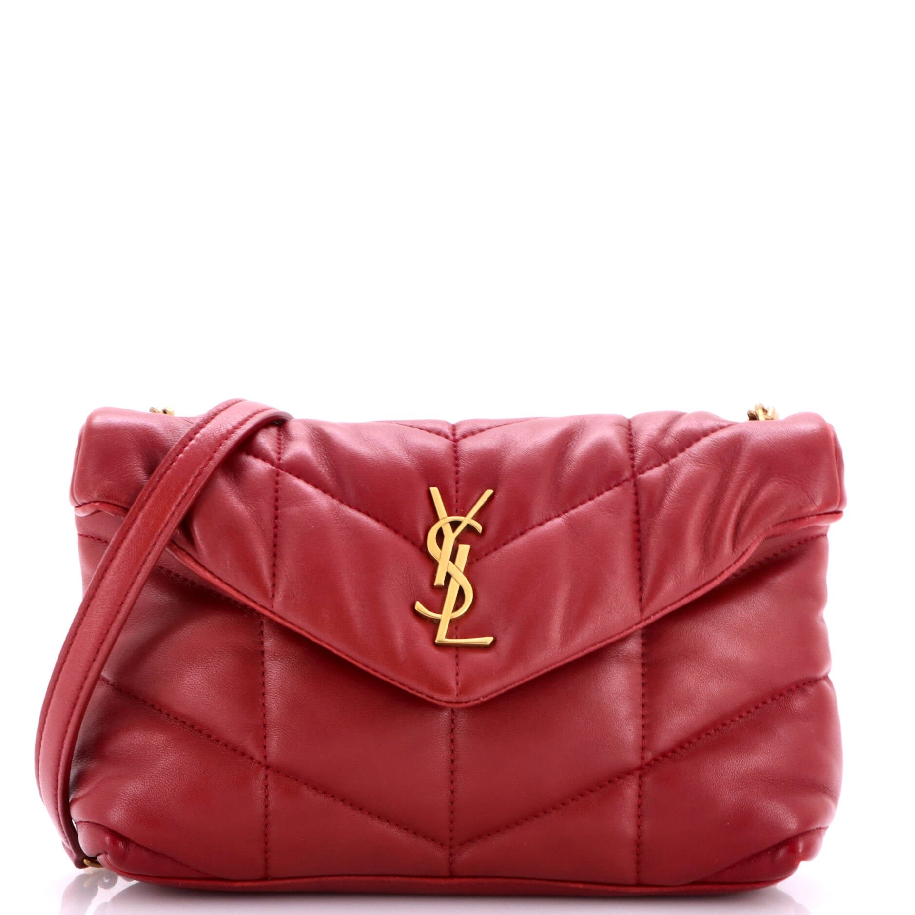 Loulou Puffer Shoulder Bag Quilted Leather Mini