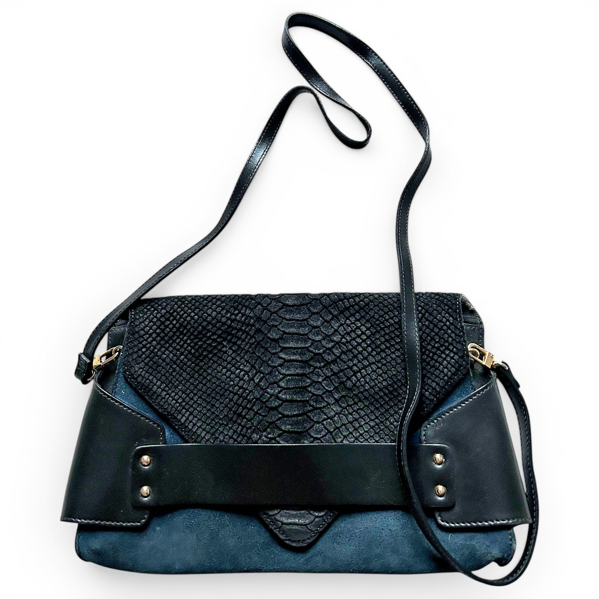 Sandro Leather crossbody bag