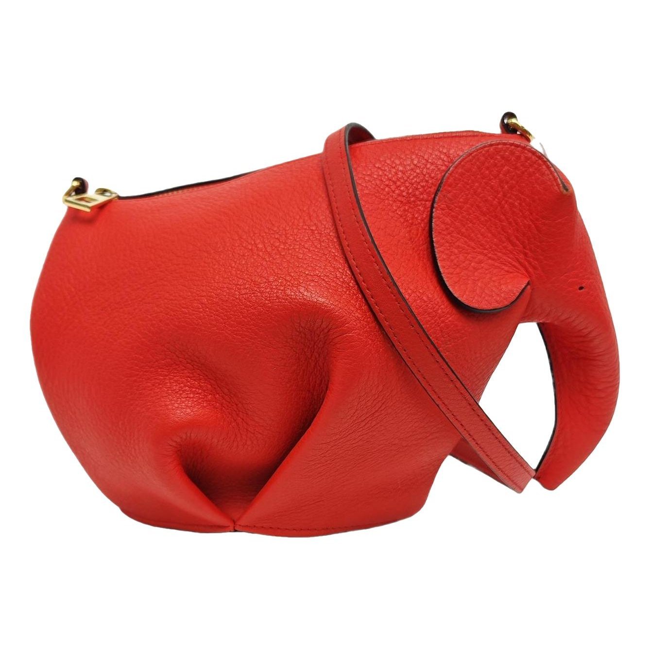 Animals leather crossbody bag