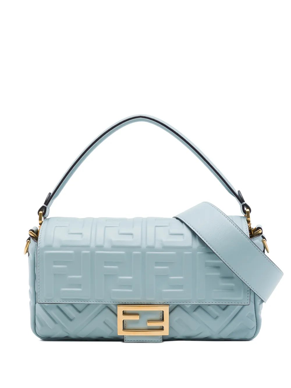 2010-2026 Zucca Embossed Leather Baguette satchel