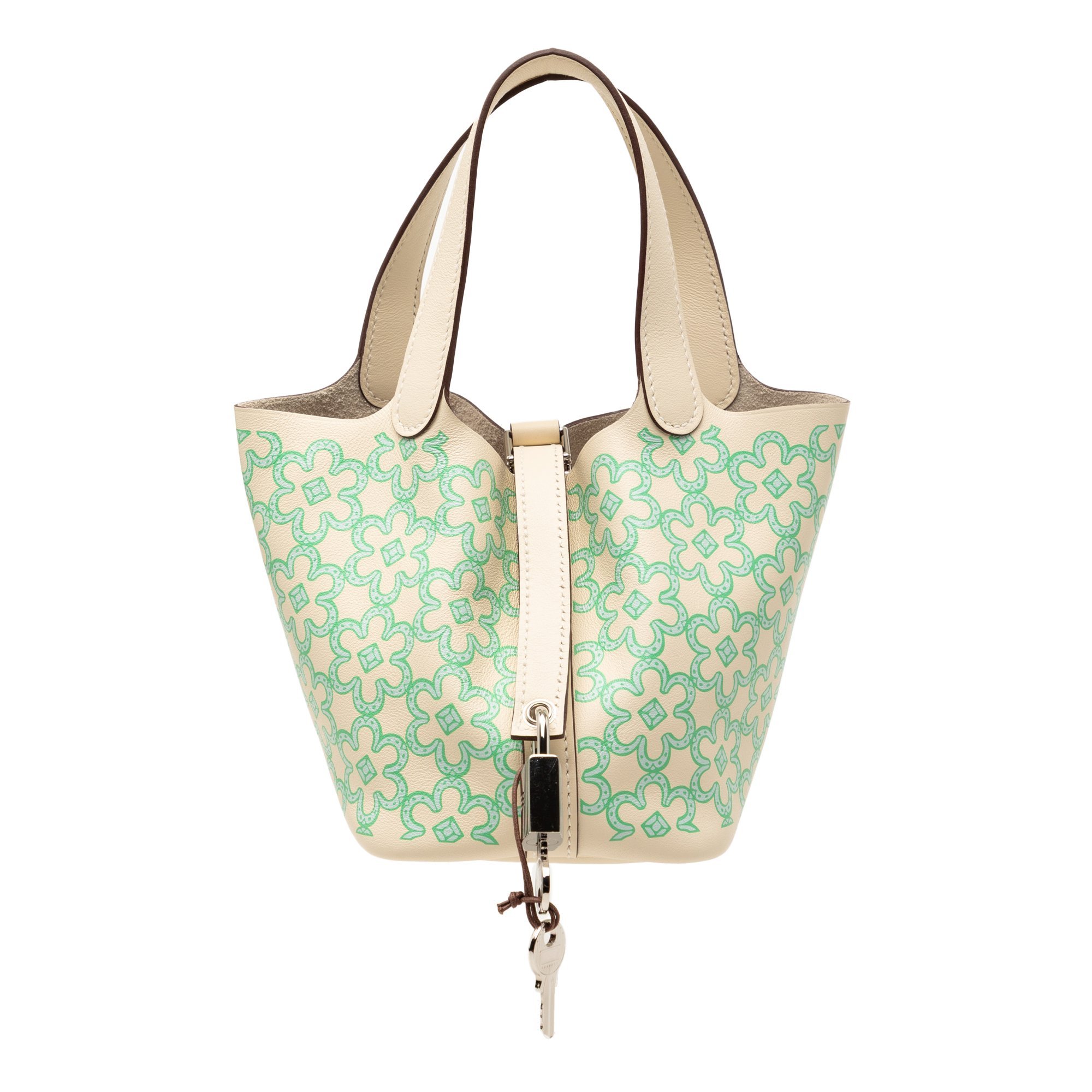 Picotin leather handbag