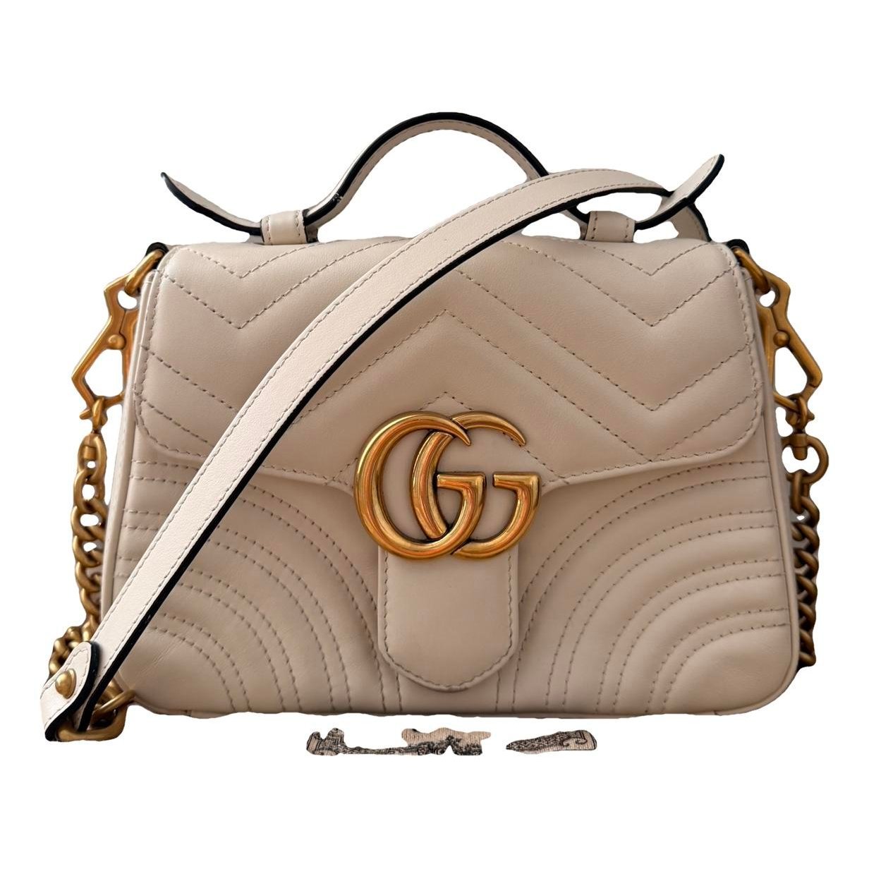GG Marmont Flap leather handbag