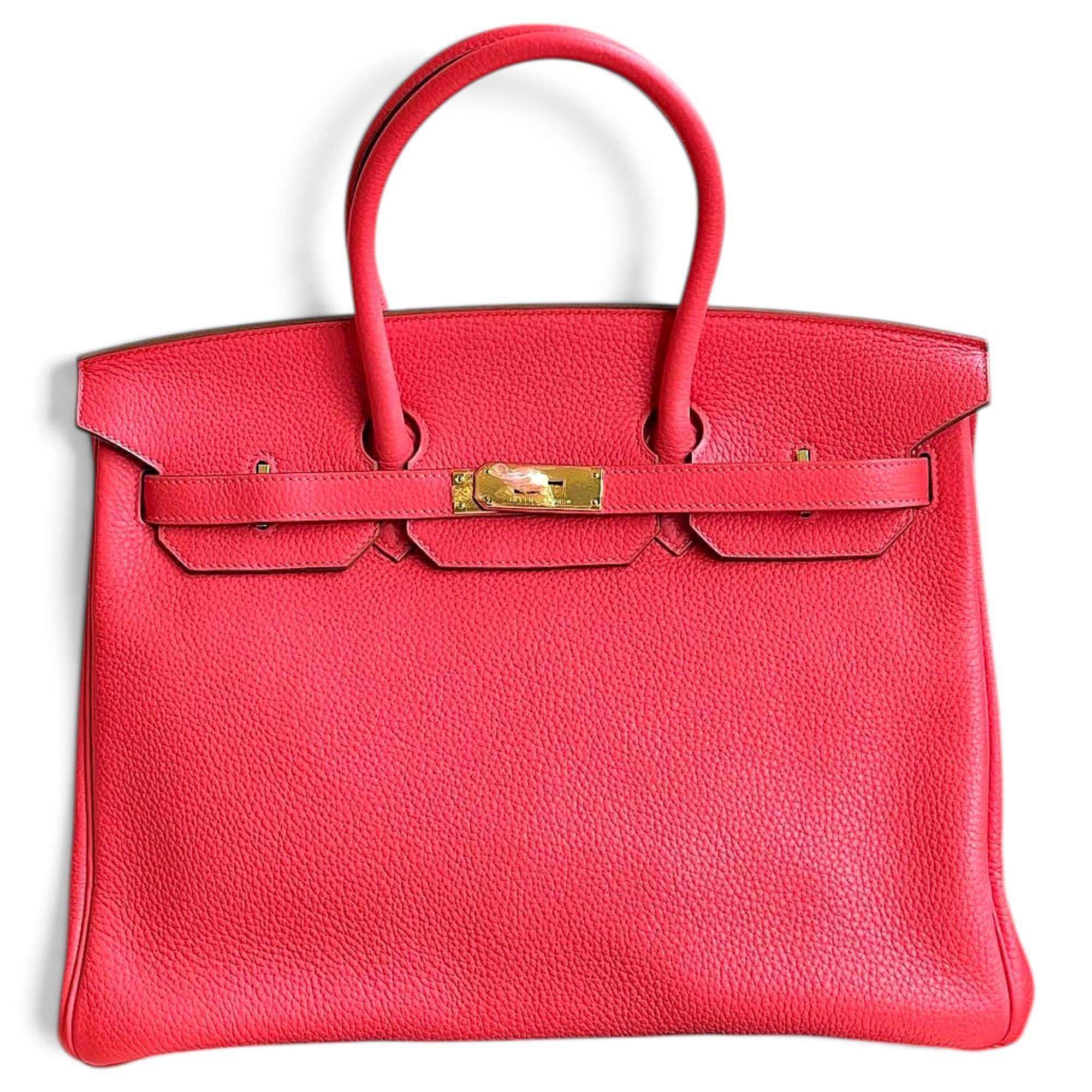 Birkin 35 leather handbag
