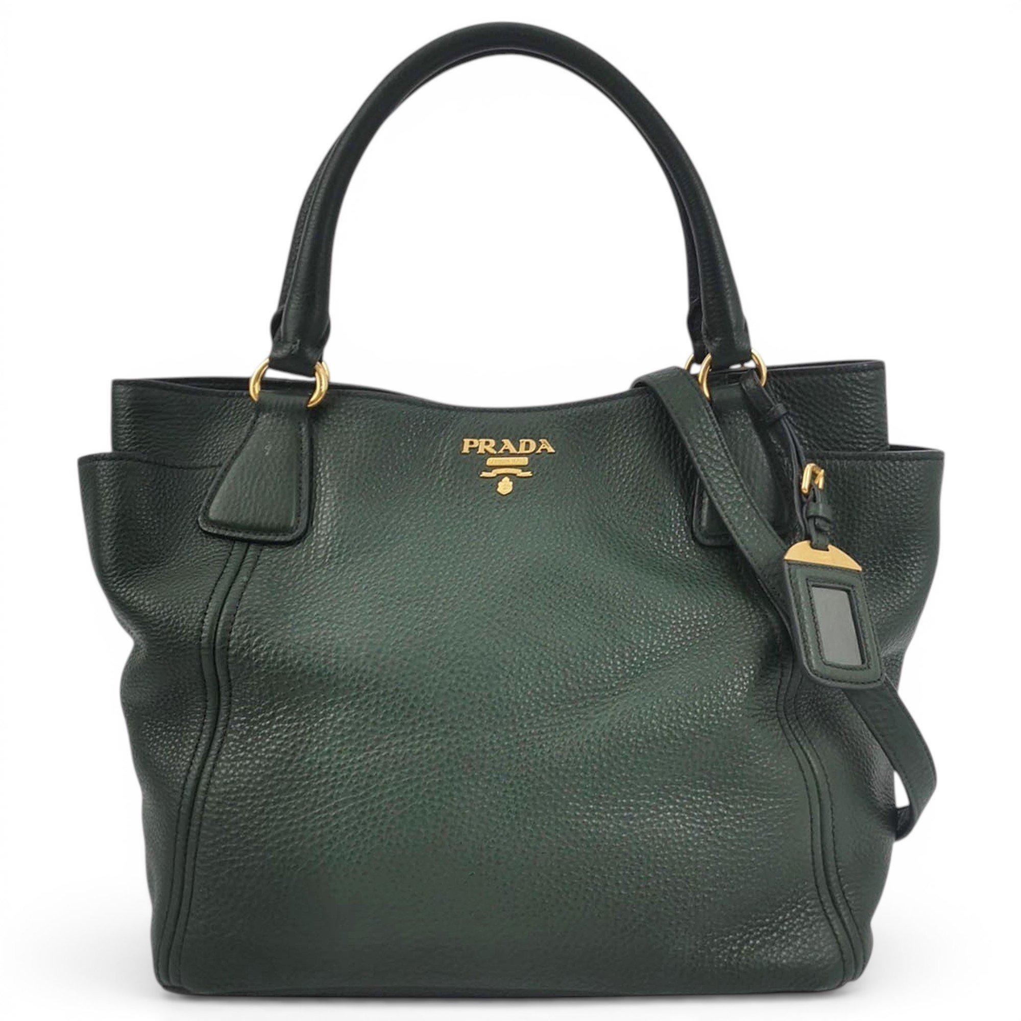 Leather tote