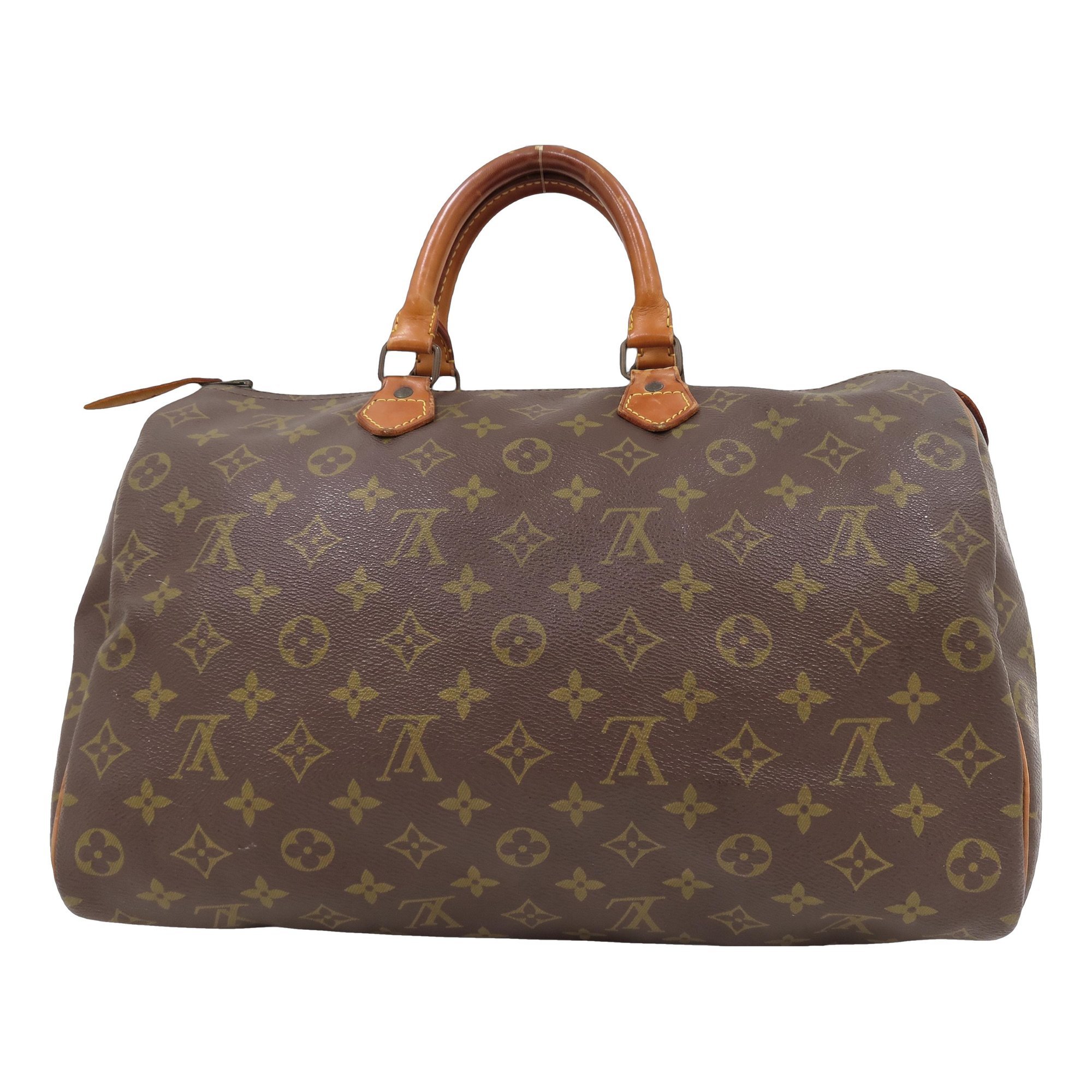Speedy leather handbag