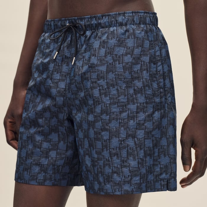 Marine "H Cut Remix" Swim Trunks