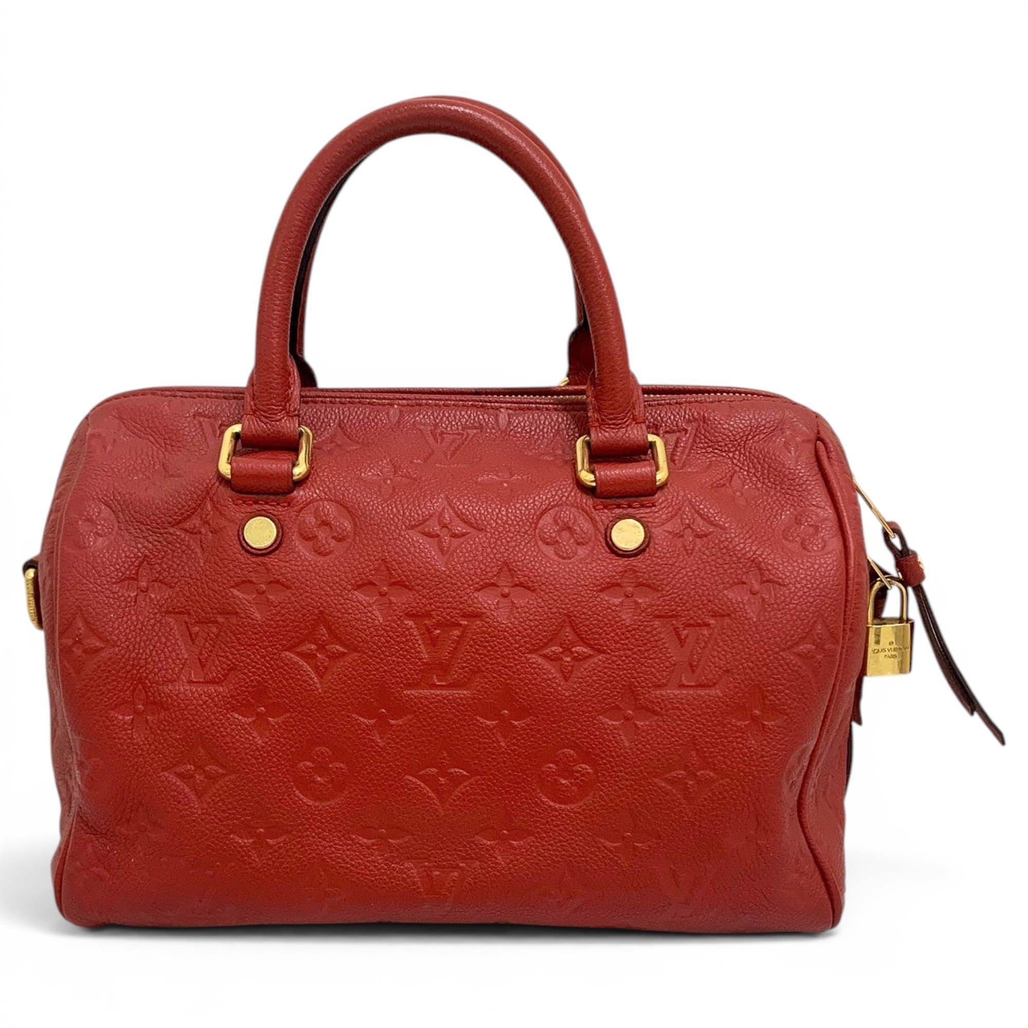 Speedy leather handbag