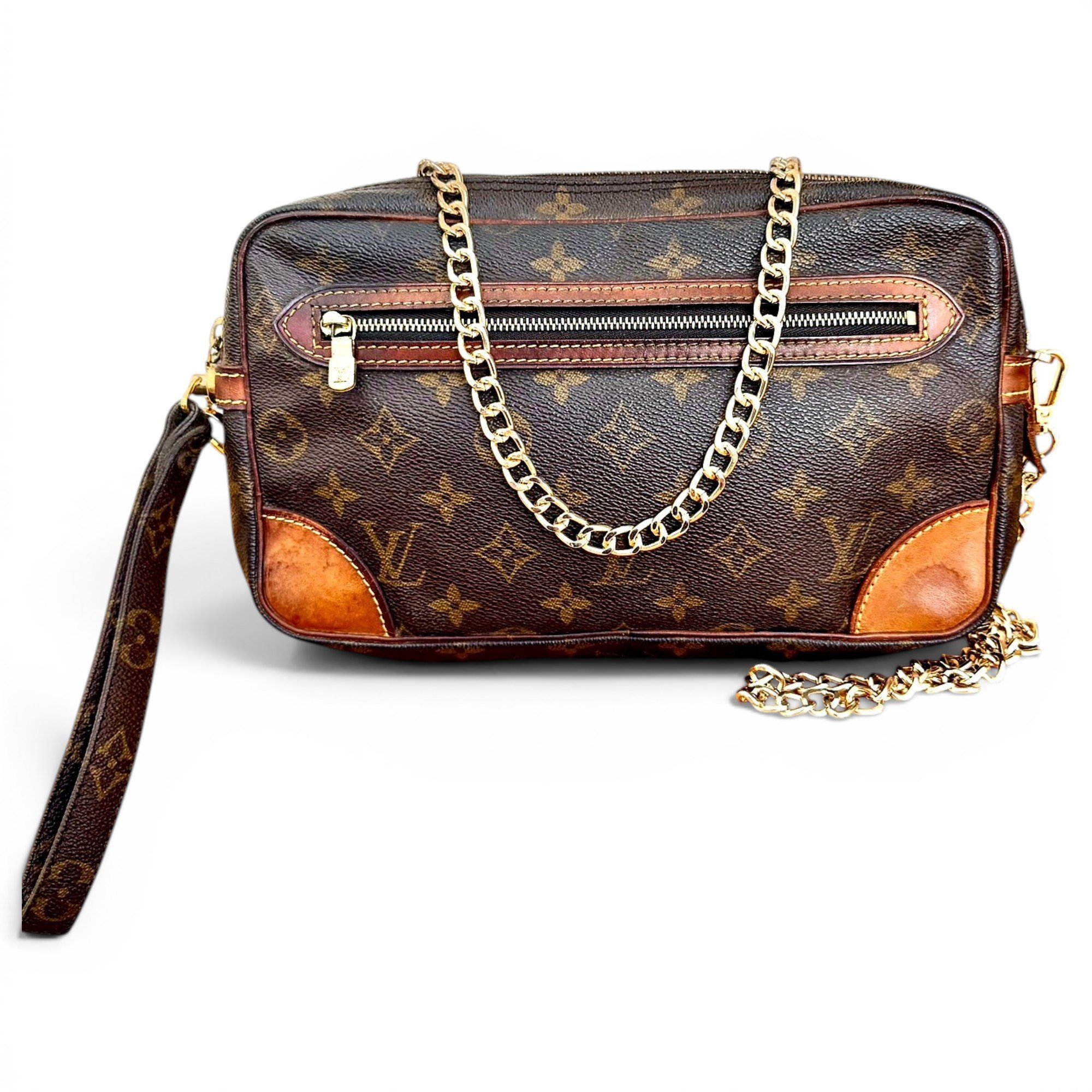 Leather crossbody bag