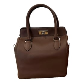 Hermes Toolbox Handbag Leather