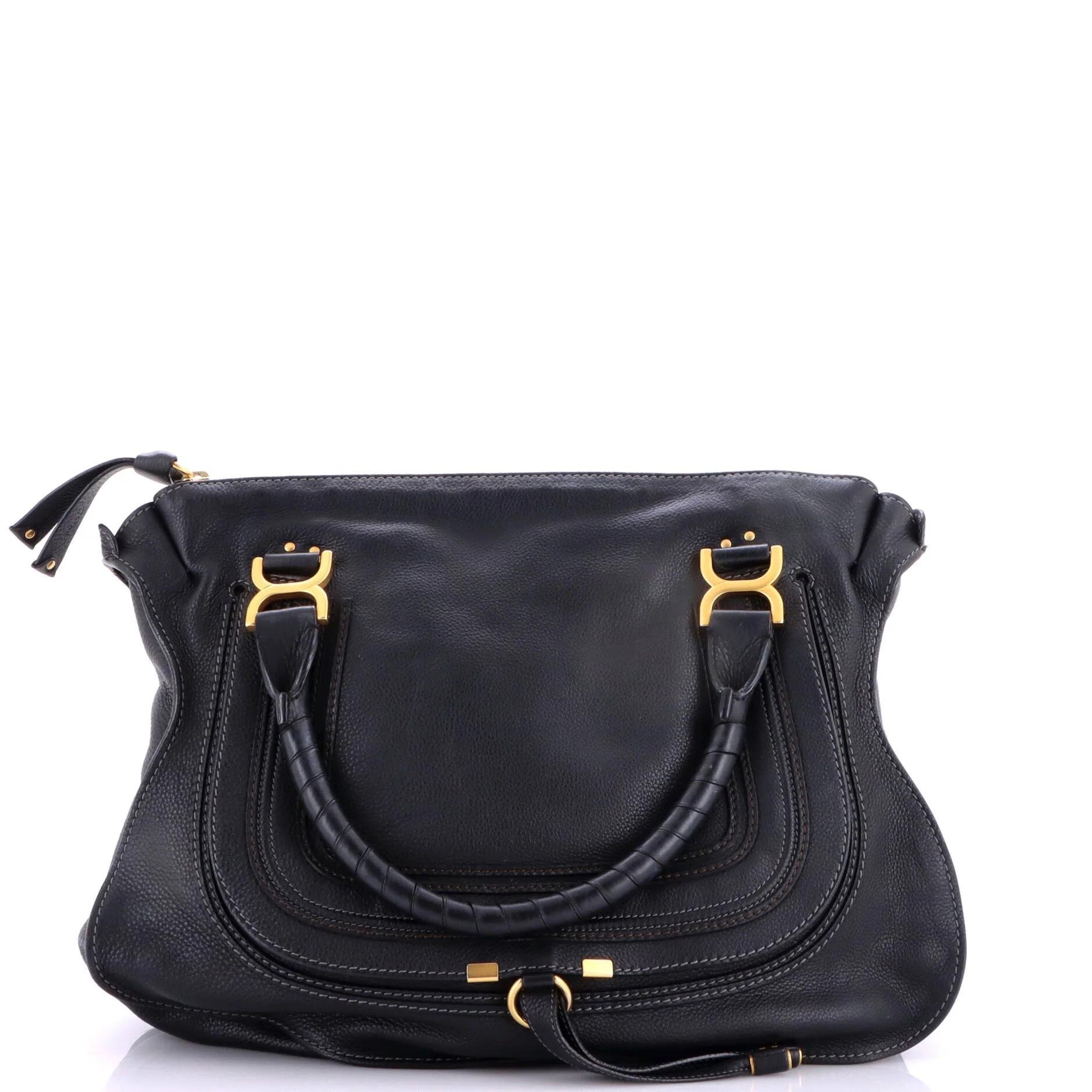 Leather satchel