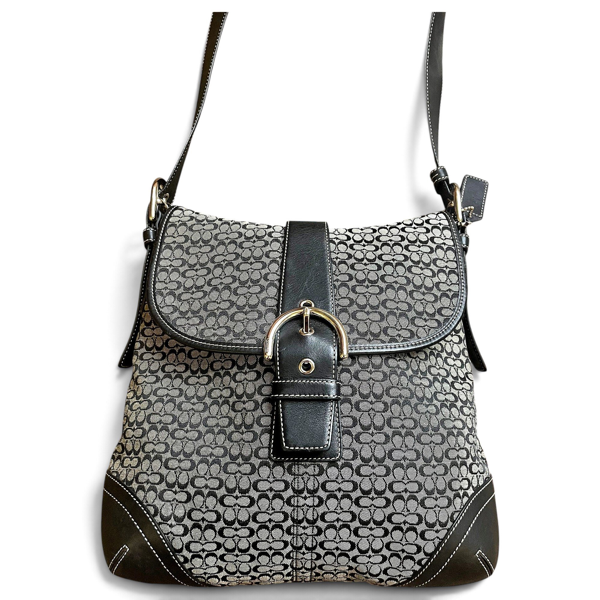 Coach Canvas Courier Crossbody leather crossbody bag