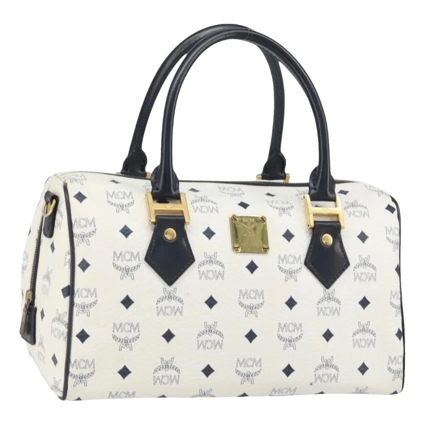 Boston leather handbag