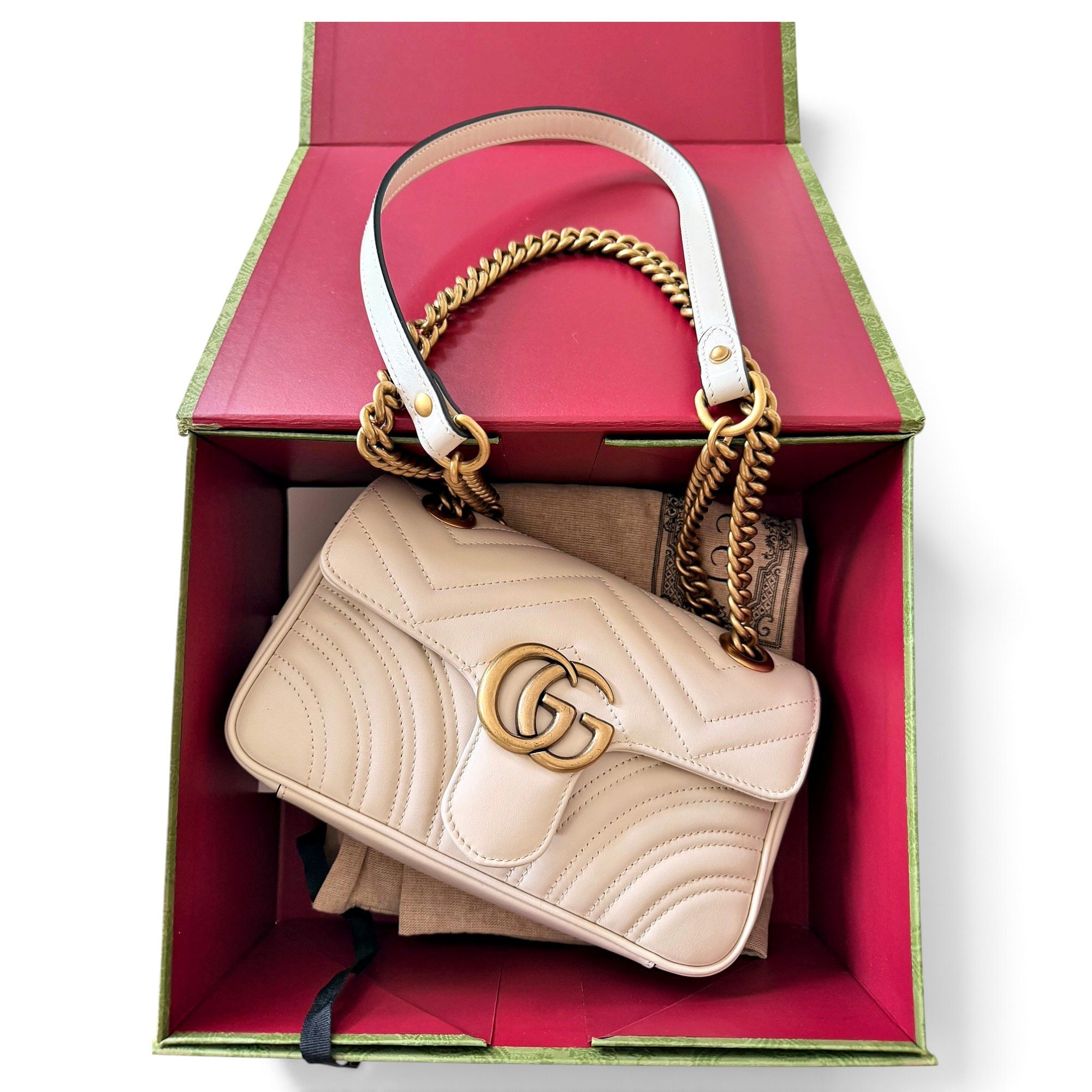 Gucci GG Marmont Flap leather crossbody bag