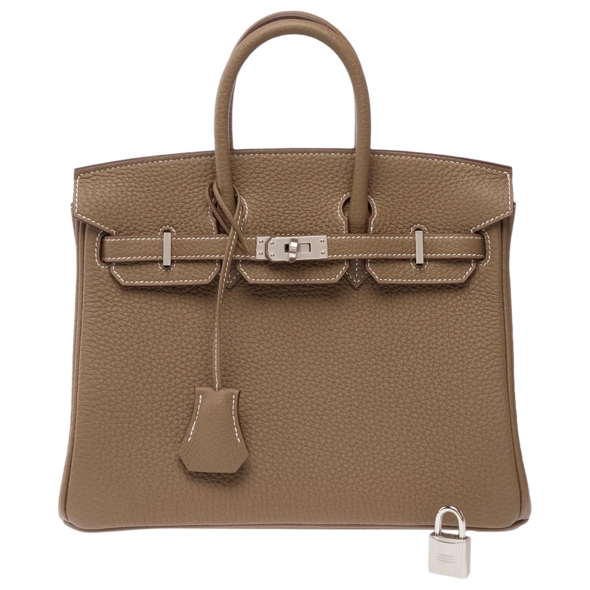 Birkin 25 leather handbag