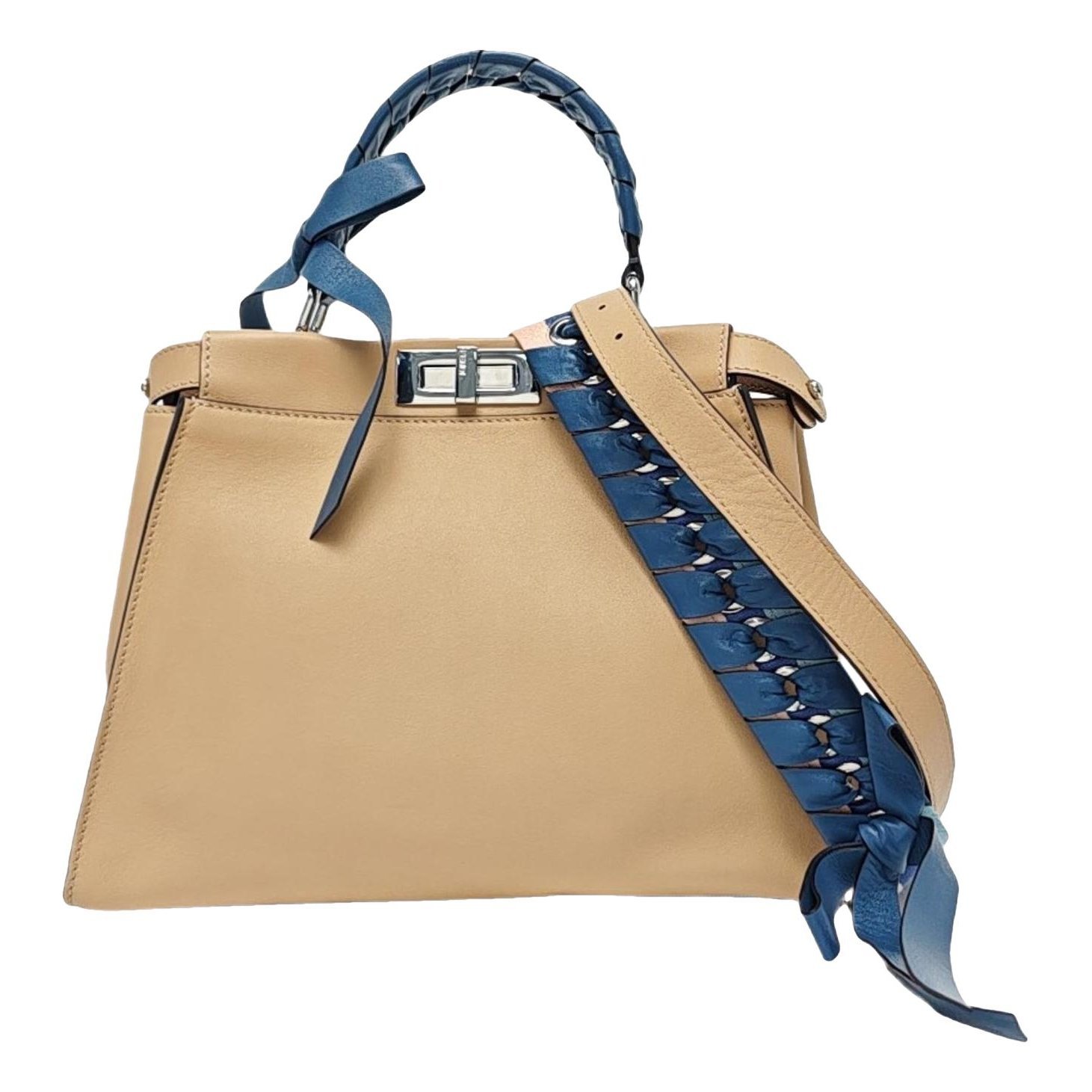 Peekaboo leather handbag