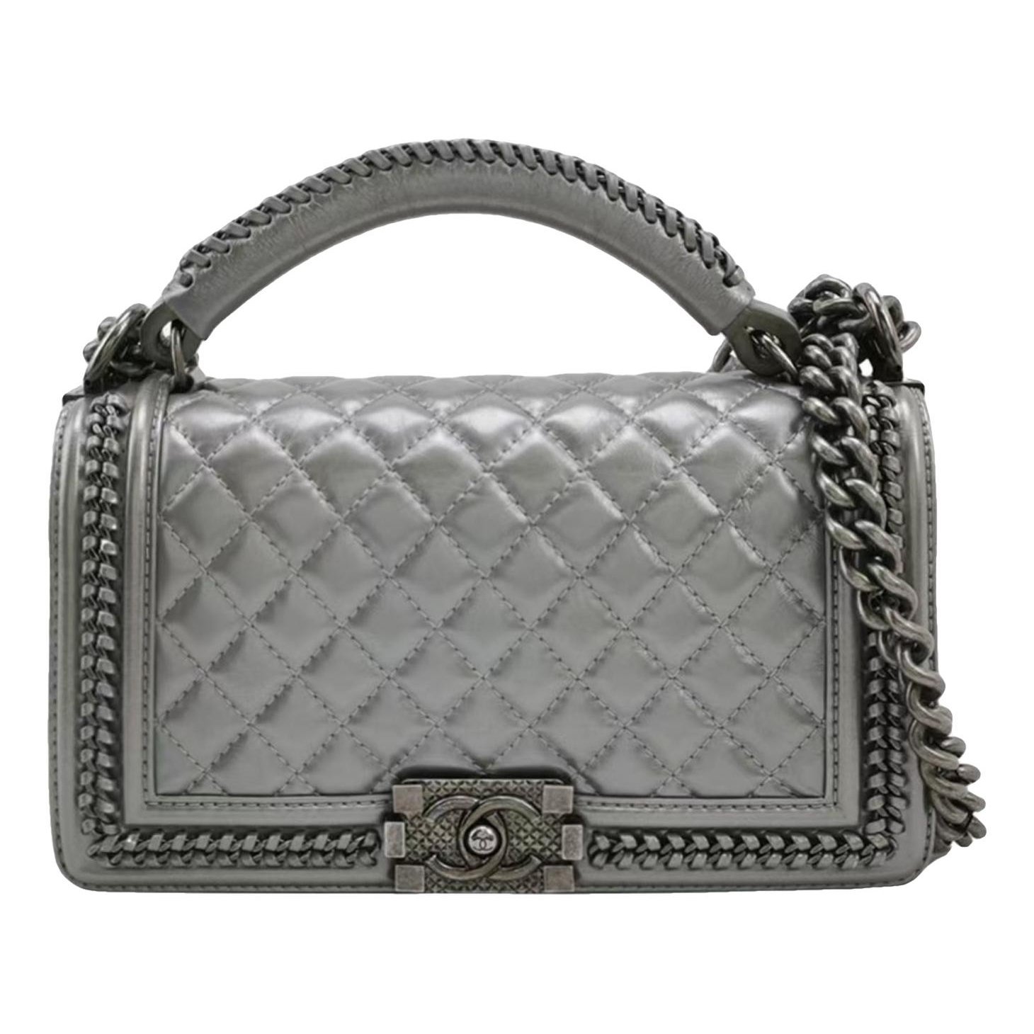 Boy leather handbag