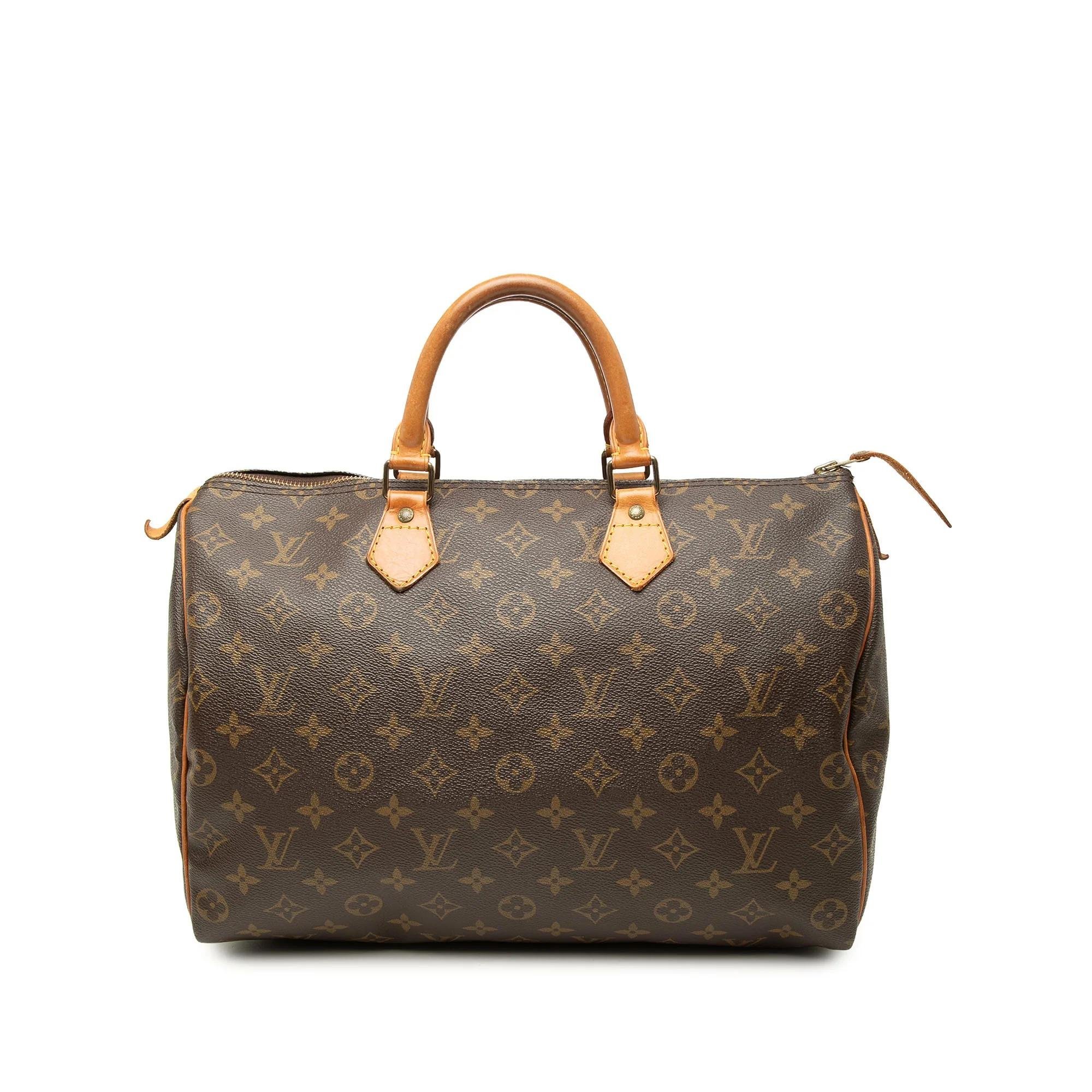 Speedy leather bag