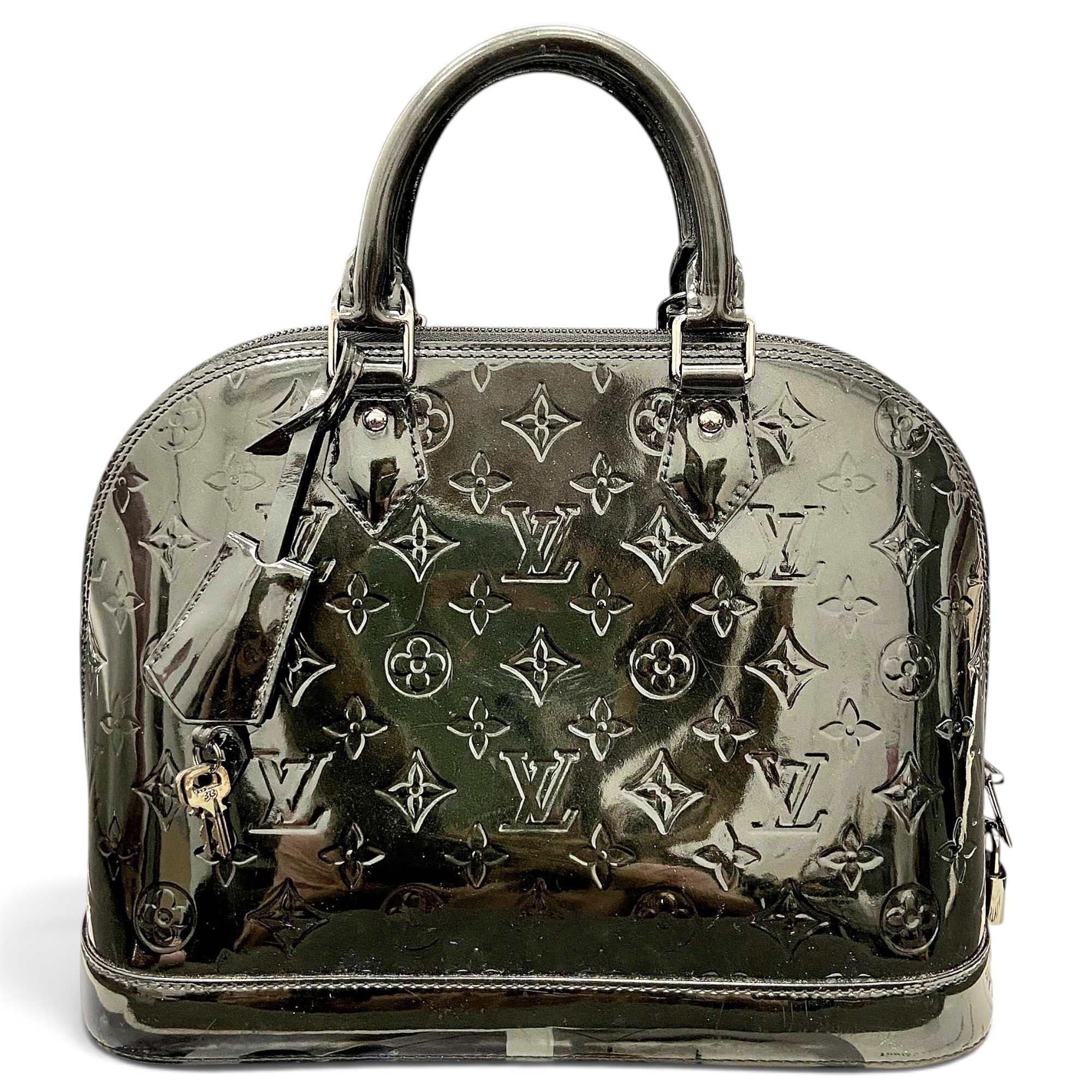 Alma patent leather handbag