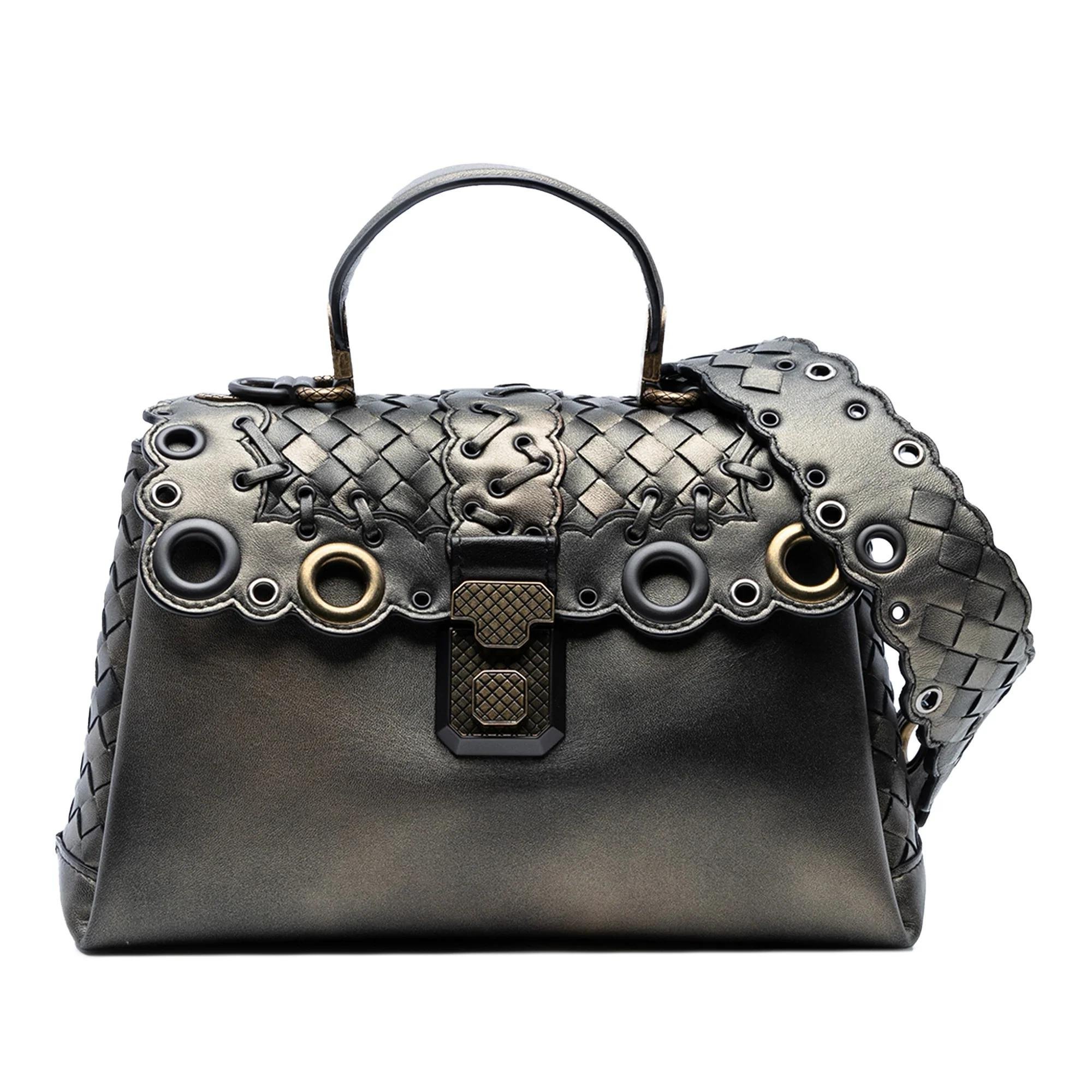 Piazza leather satchel