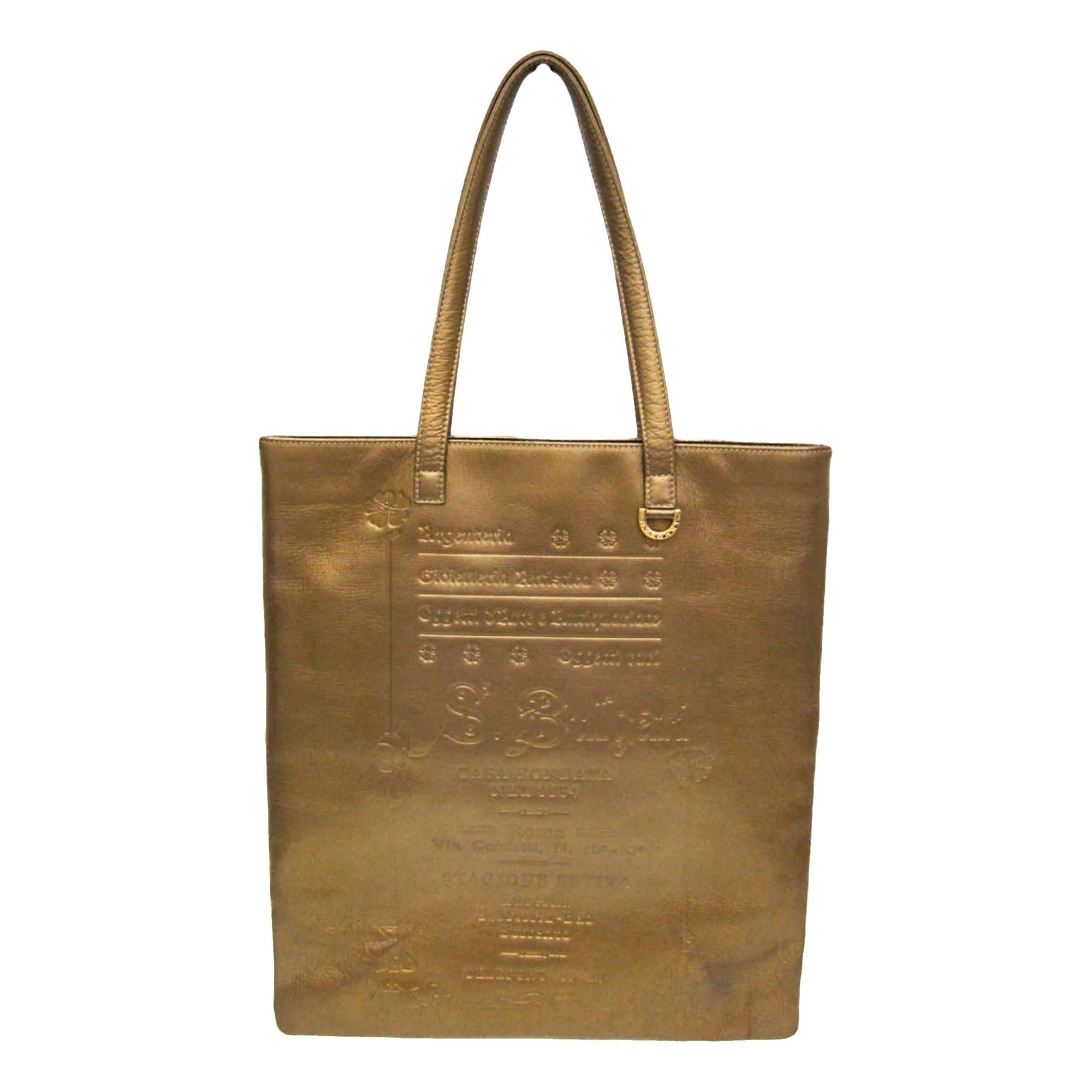 Leather tote