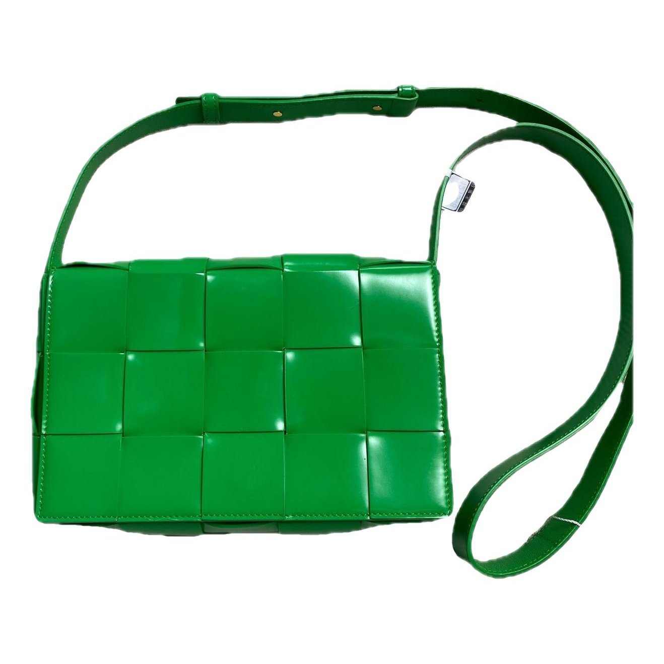 Cassette leather handbag