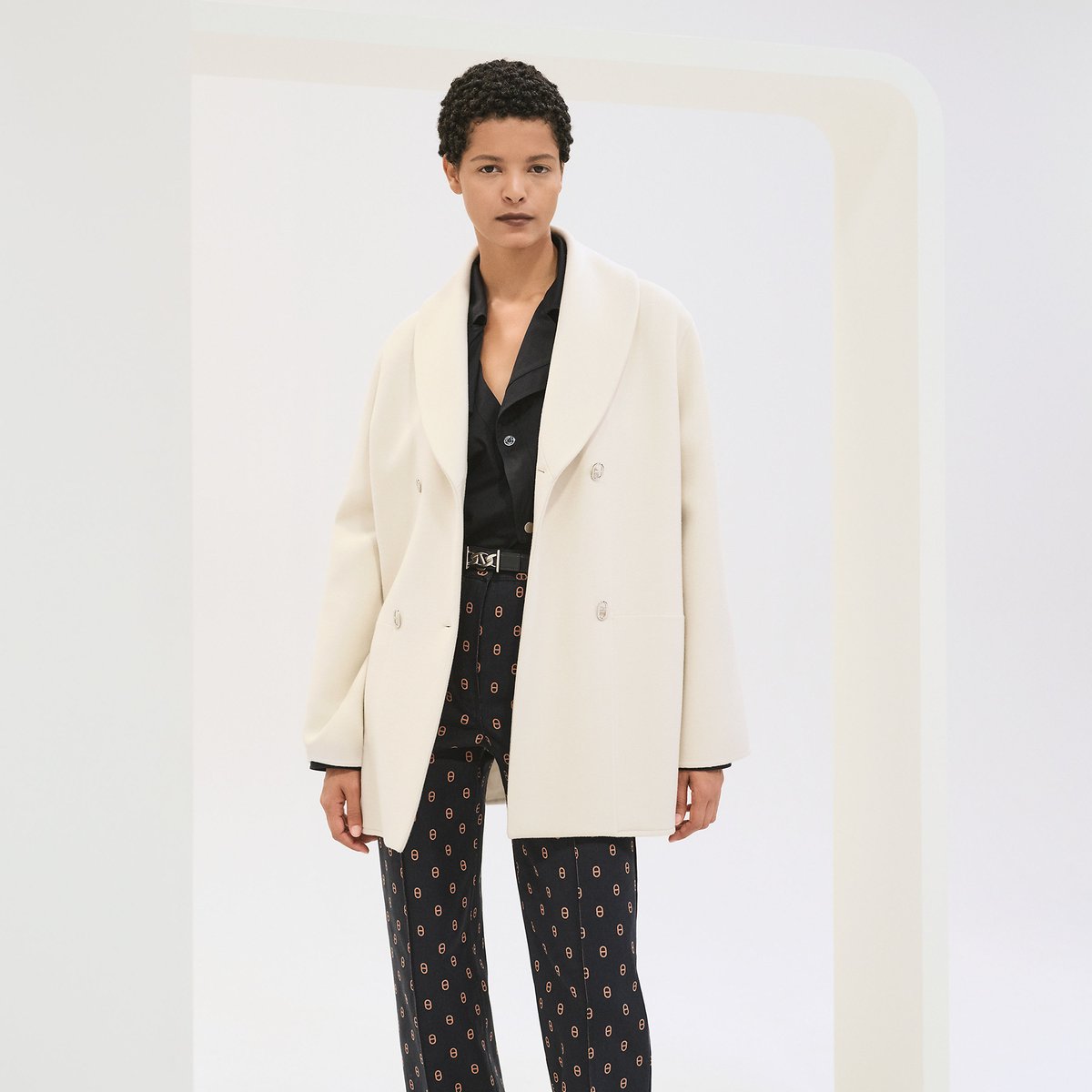 "Chaine d'Ancre" pea coat