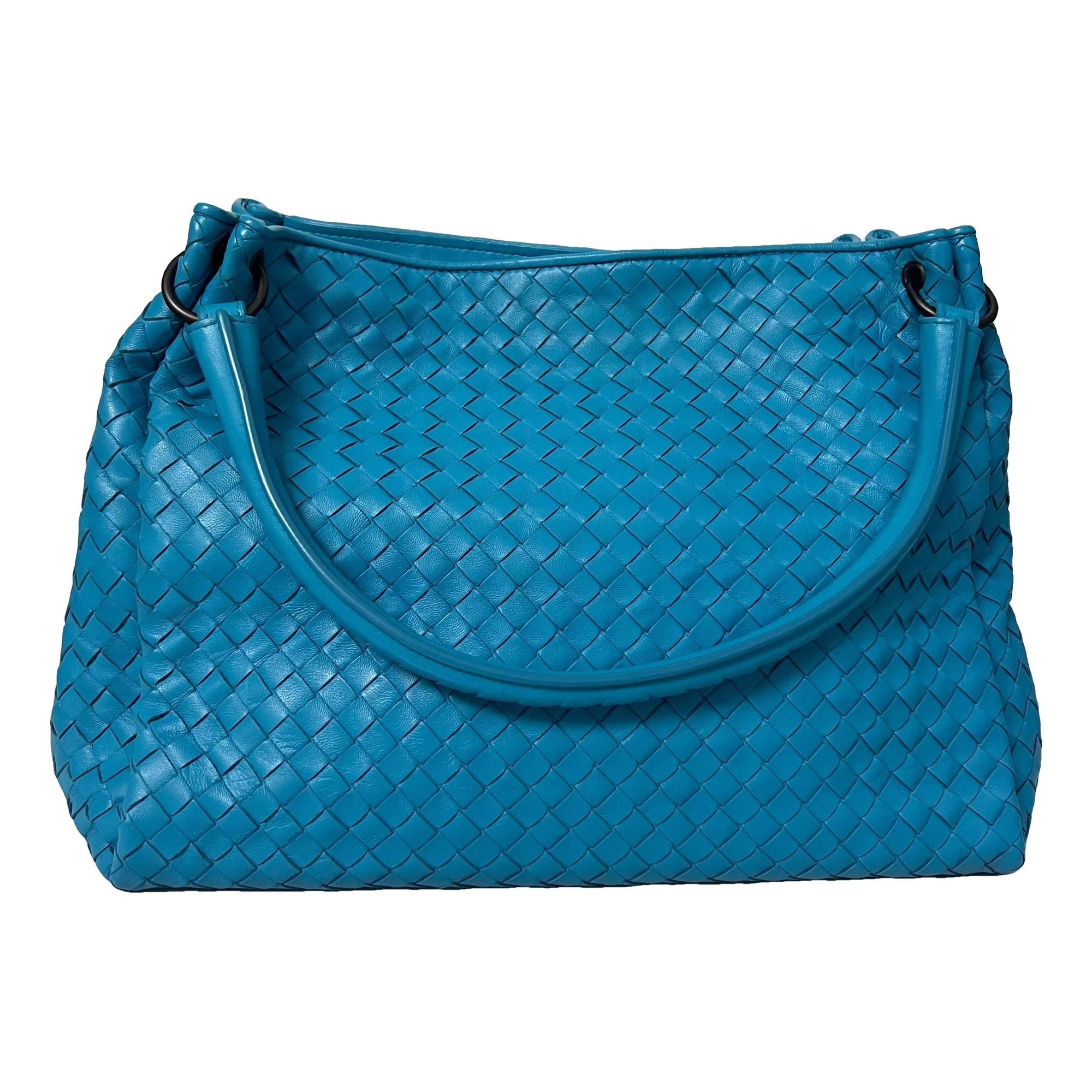 Parachute leather handbag