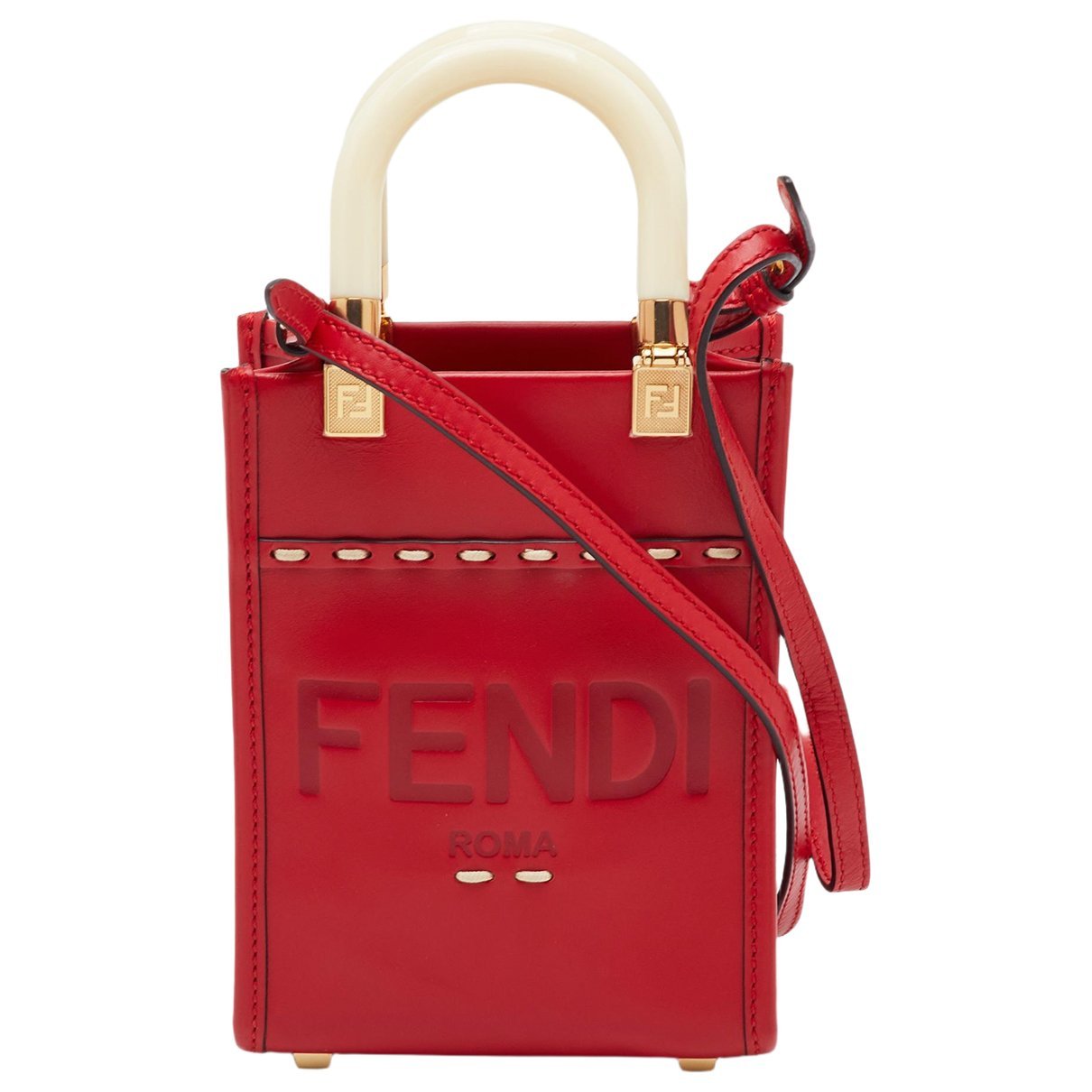 Fendi Sunshine leather tote